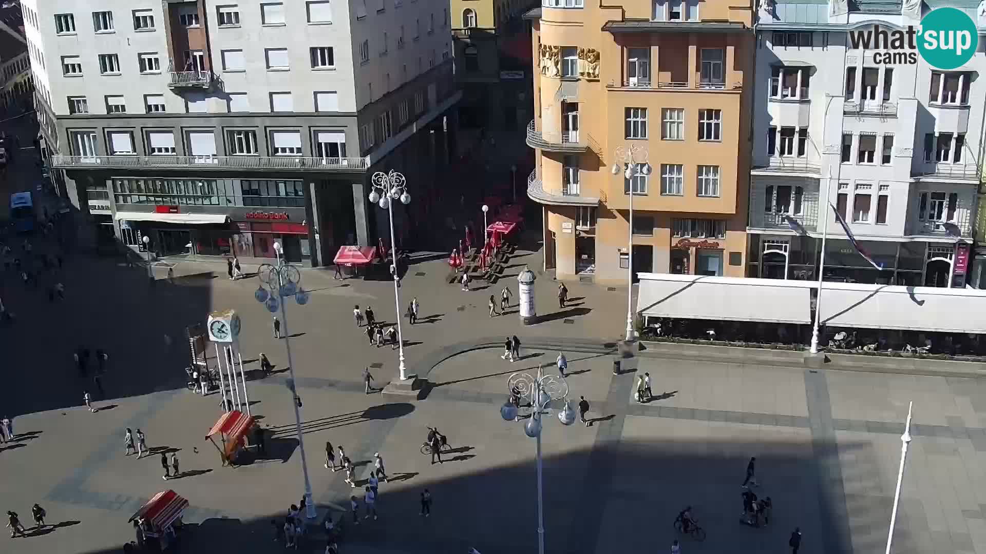 Webcam live Zagreb – Ban Jelačić Platz