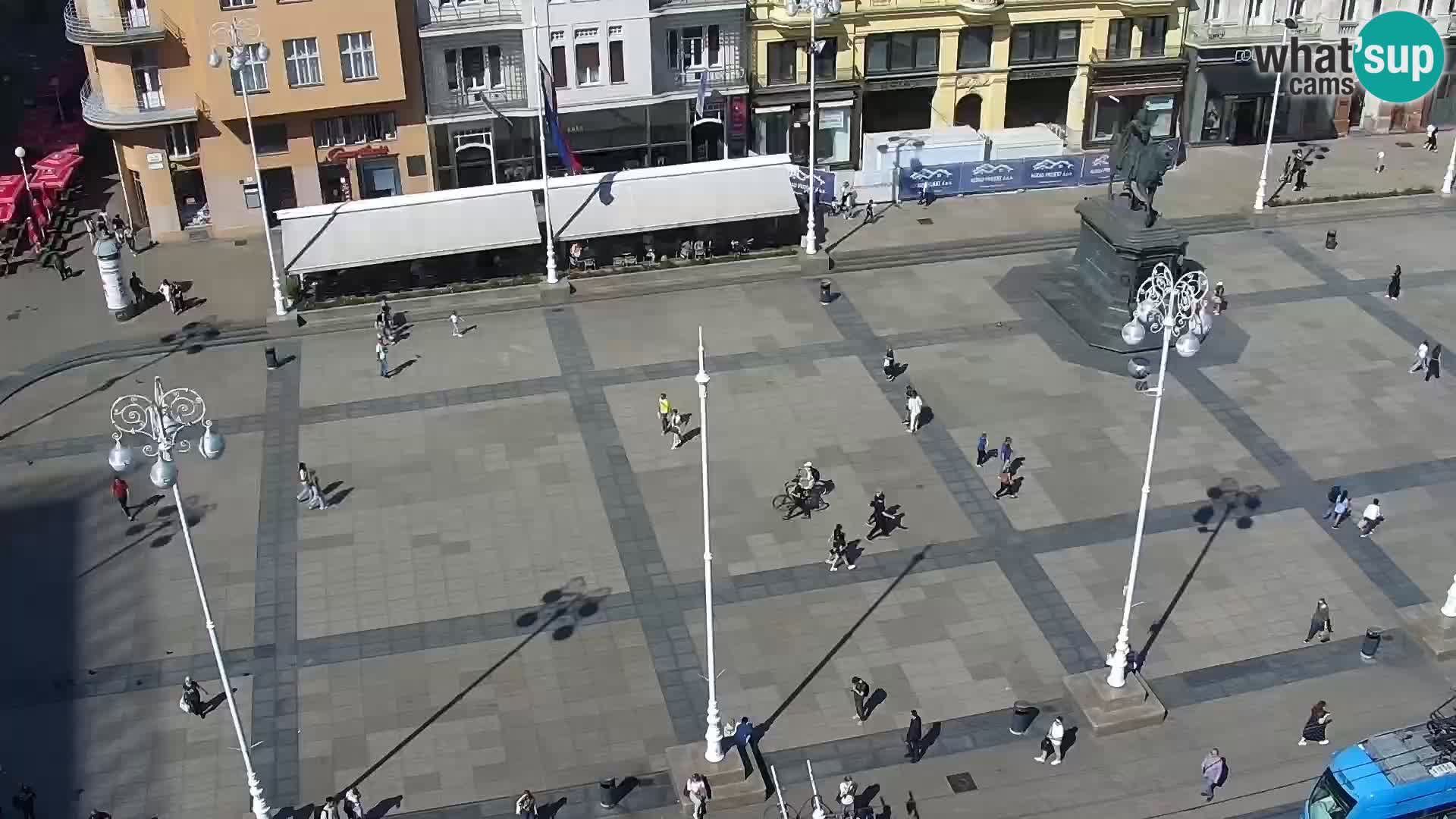 Ban Jelačić Platz  Live webcam Zagreb – Hotel Dubrovnik