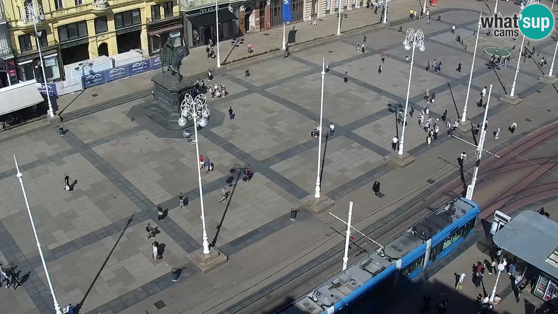 Kamera v živo Zagreb – Trg Bana Jelačića
