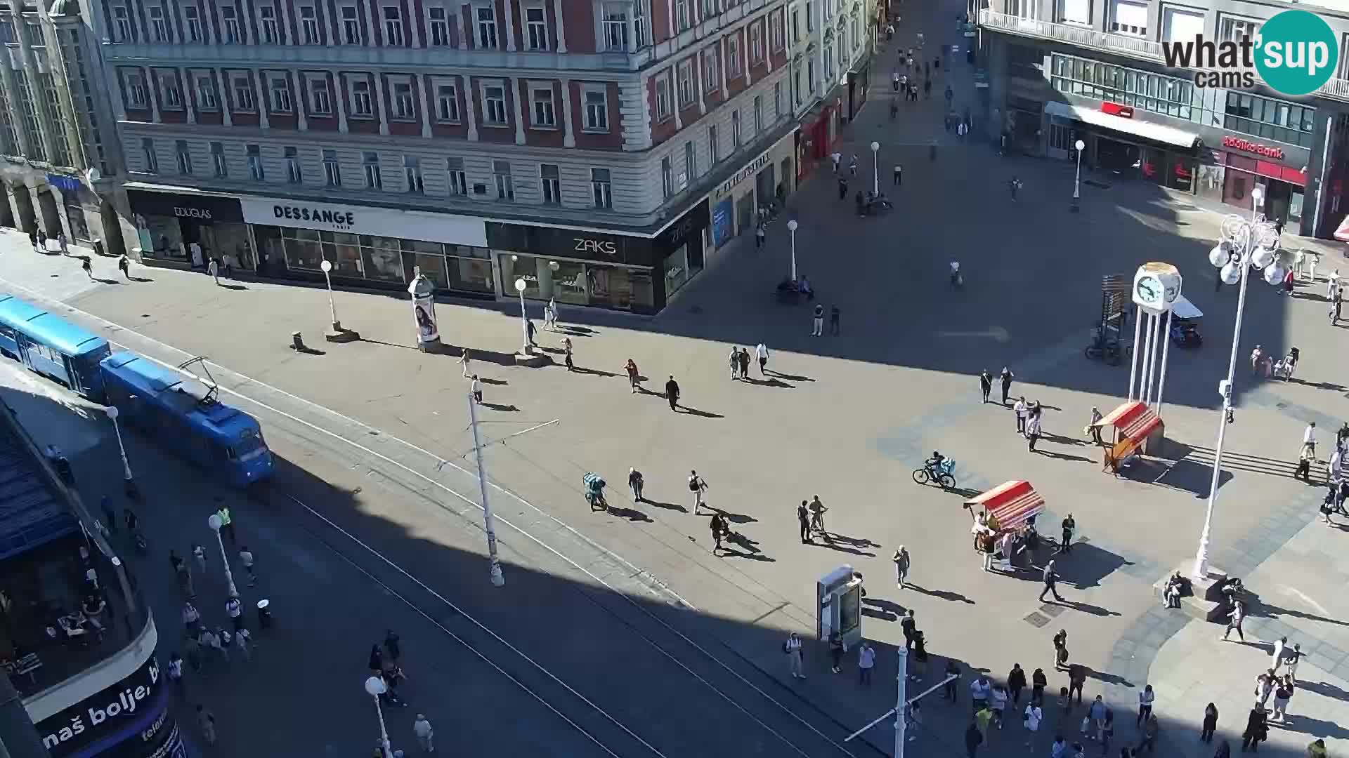 Zagreb – Bana Jelačića square panorama