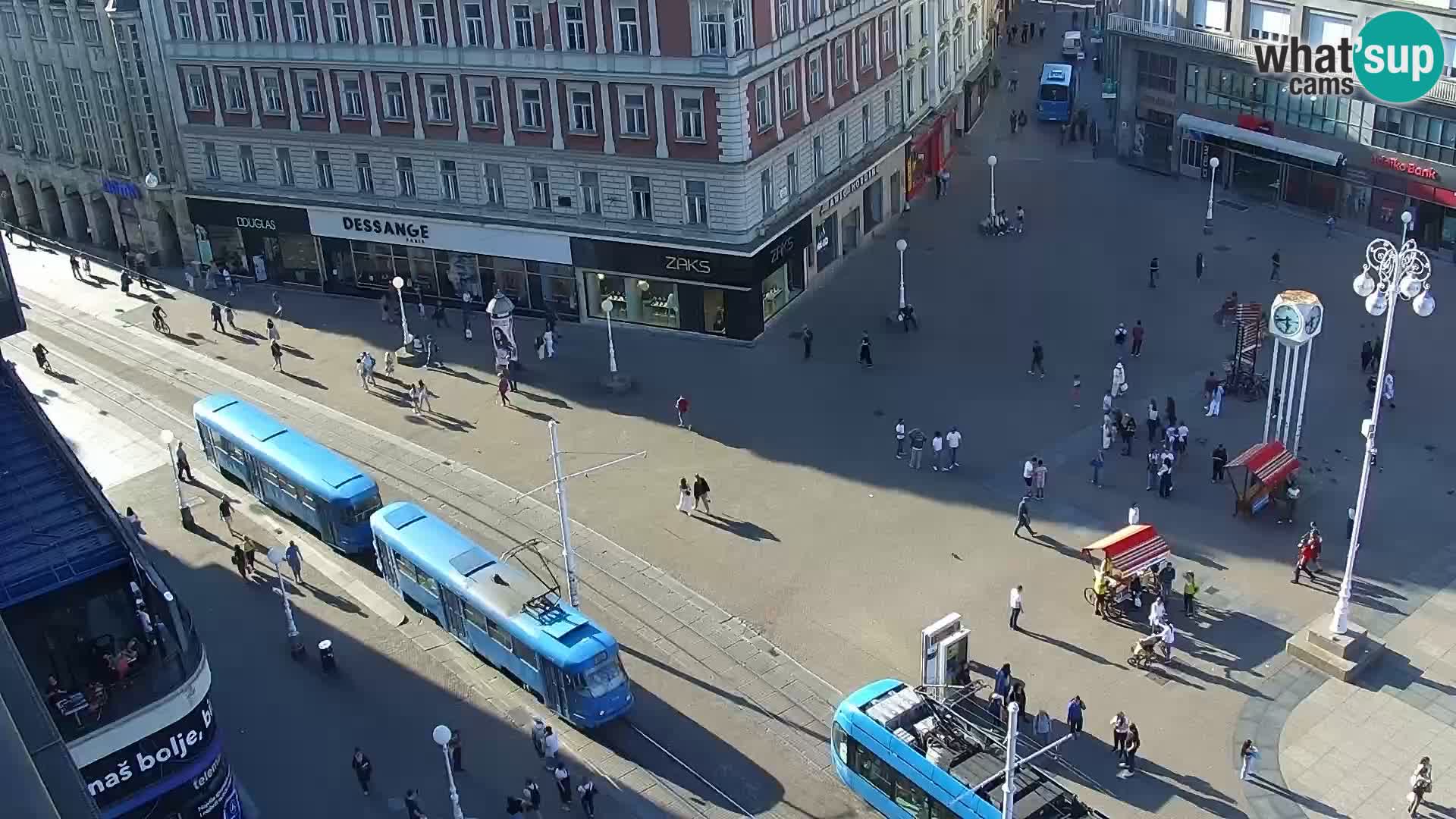 Piazza Ban Jelačić livecam Zagreb – Hotel Dubrovnik