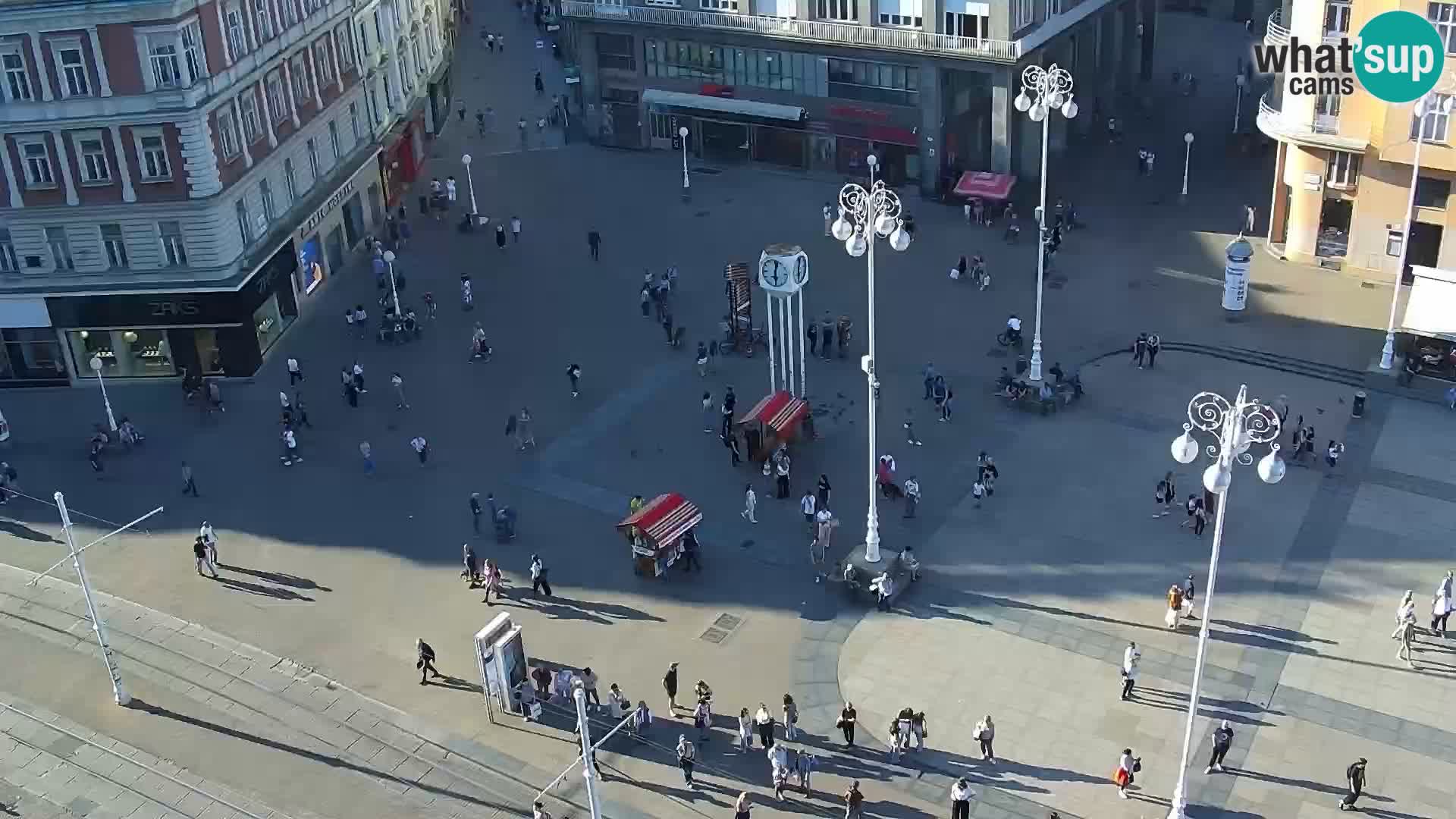 Webcam live Zagreb – Piazza Ban Jelačić