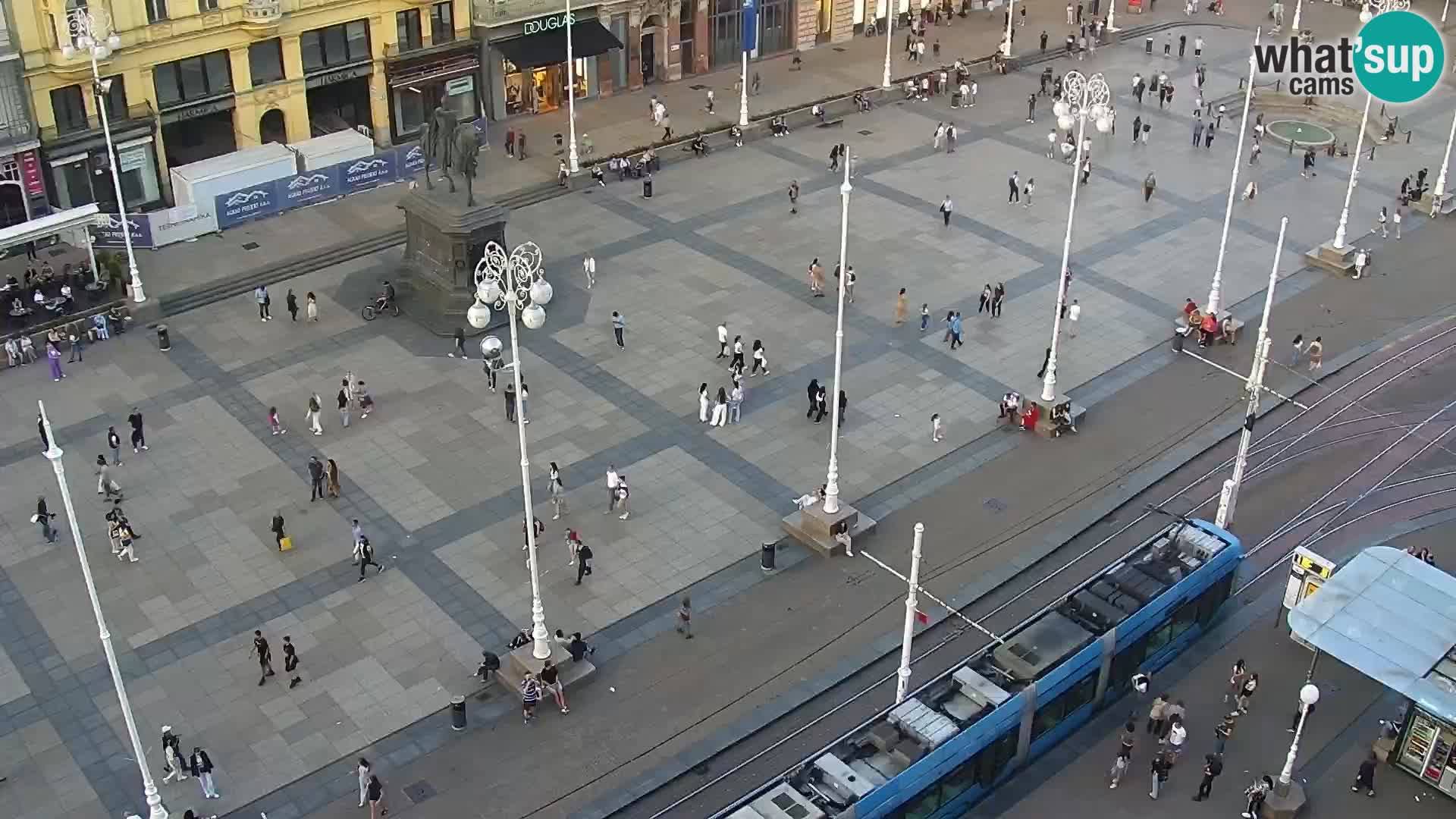 Webcam live Zagreb – Piazza Ban Jelačić