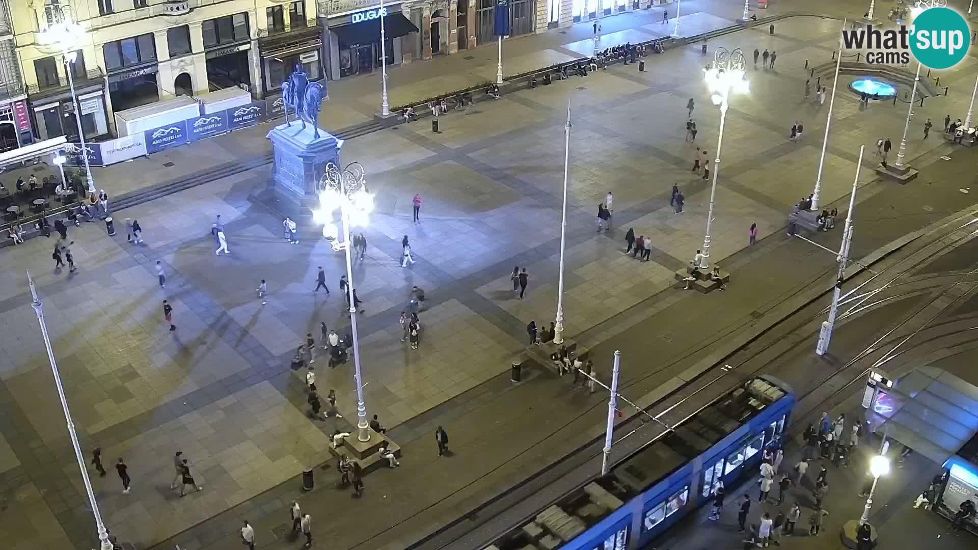 Kamera v živo Zagreb – Trg Bana Jelačića