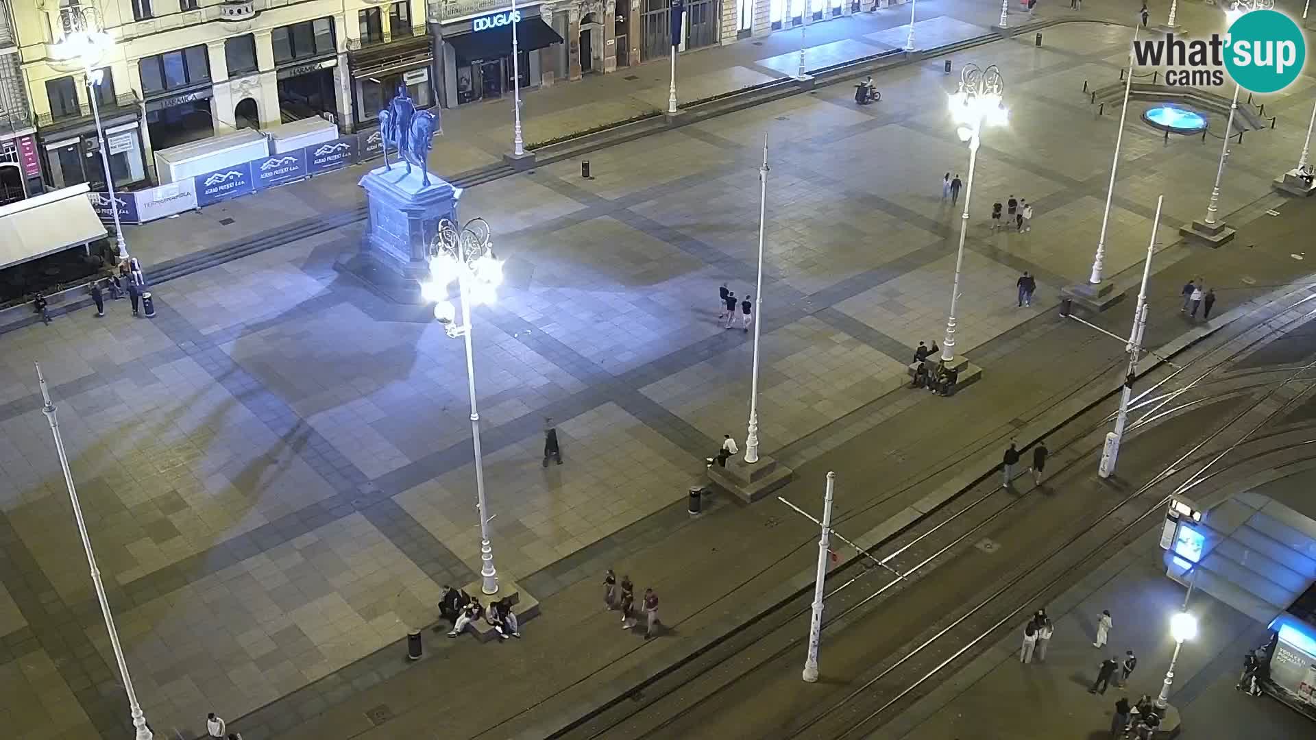 Zagreb – Bana Jelačića square panorama