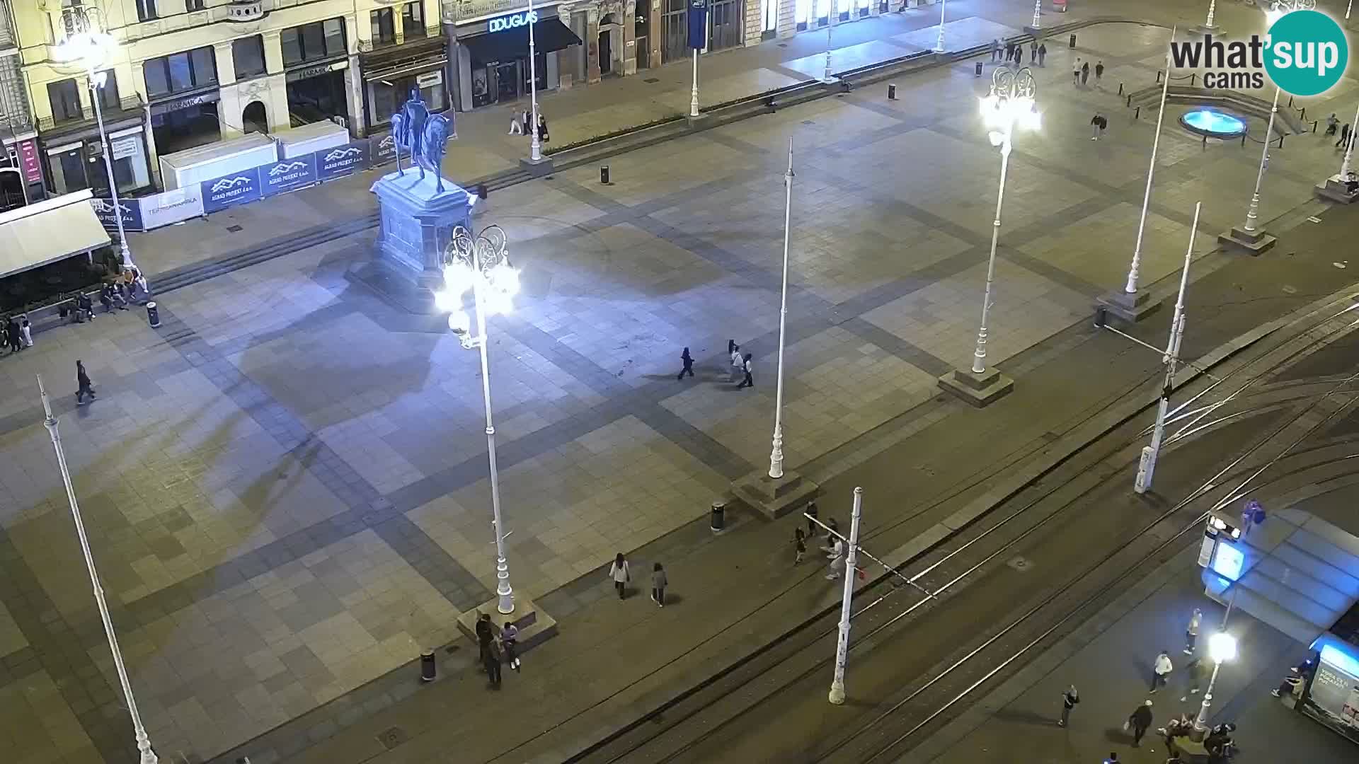 Plaza Ban Jelačić camera en vivo Zagreb – Hotel Dubrovnik