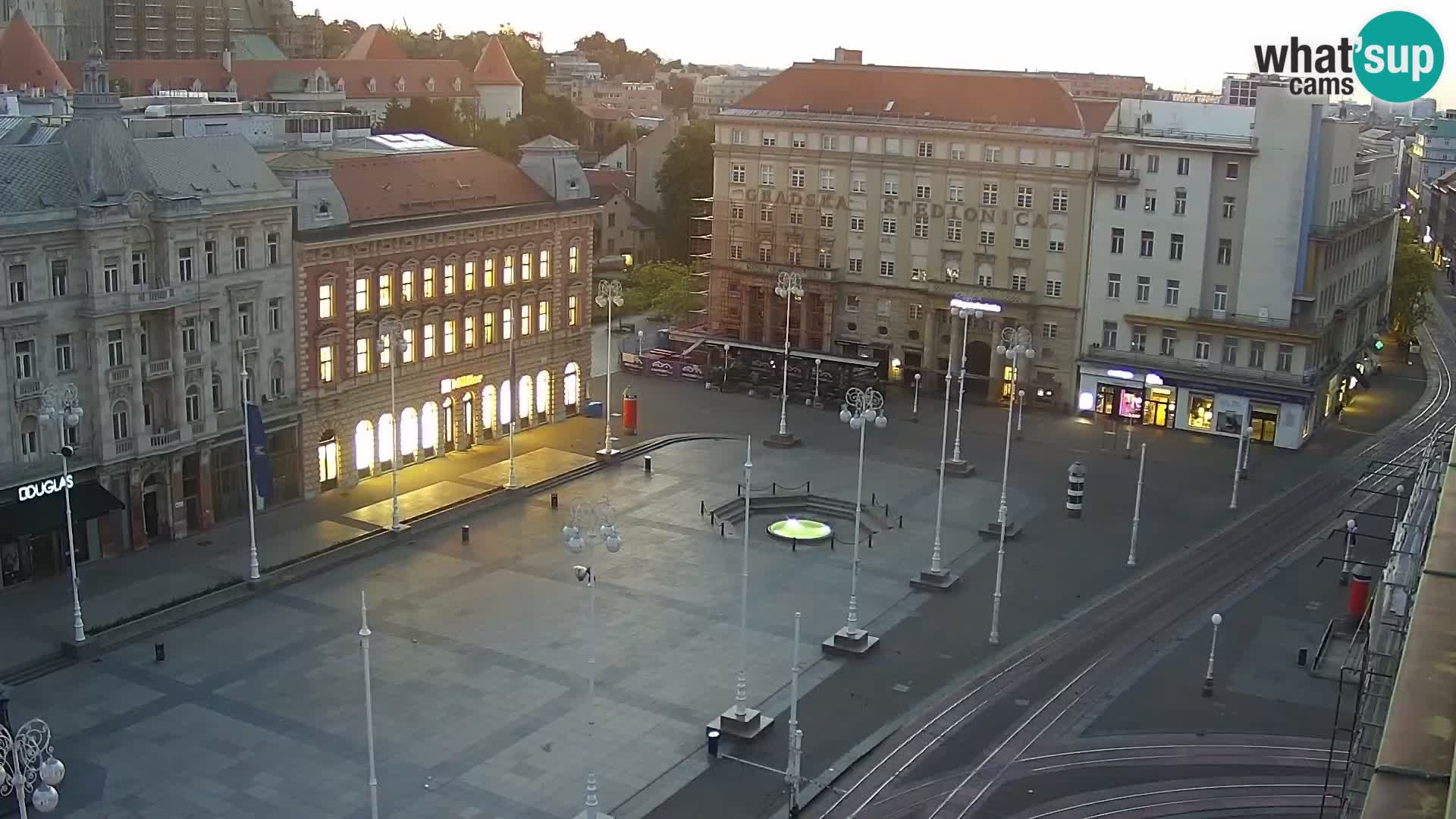 Piazza Ban Jelačić livecam Zagreb – Hotel Dubrovnik