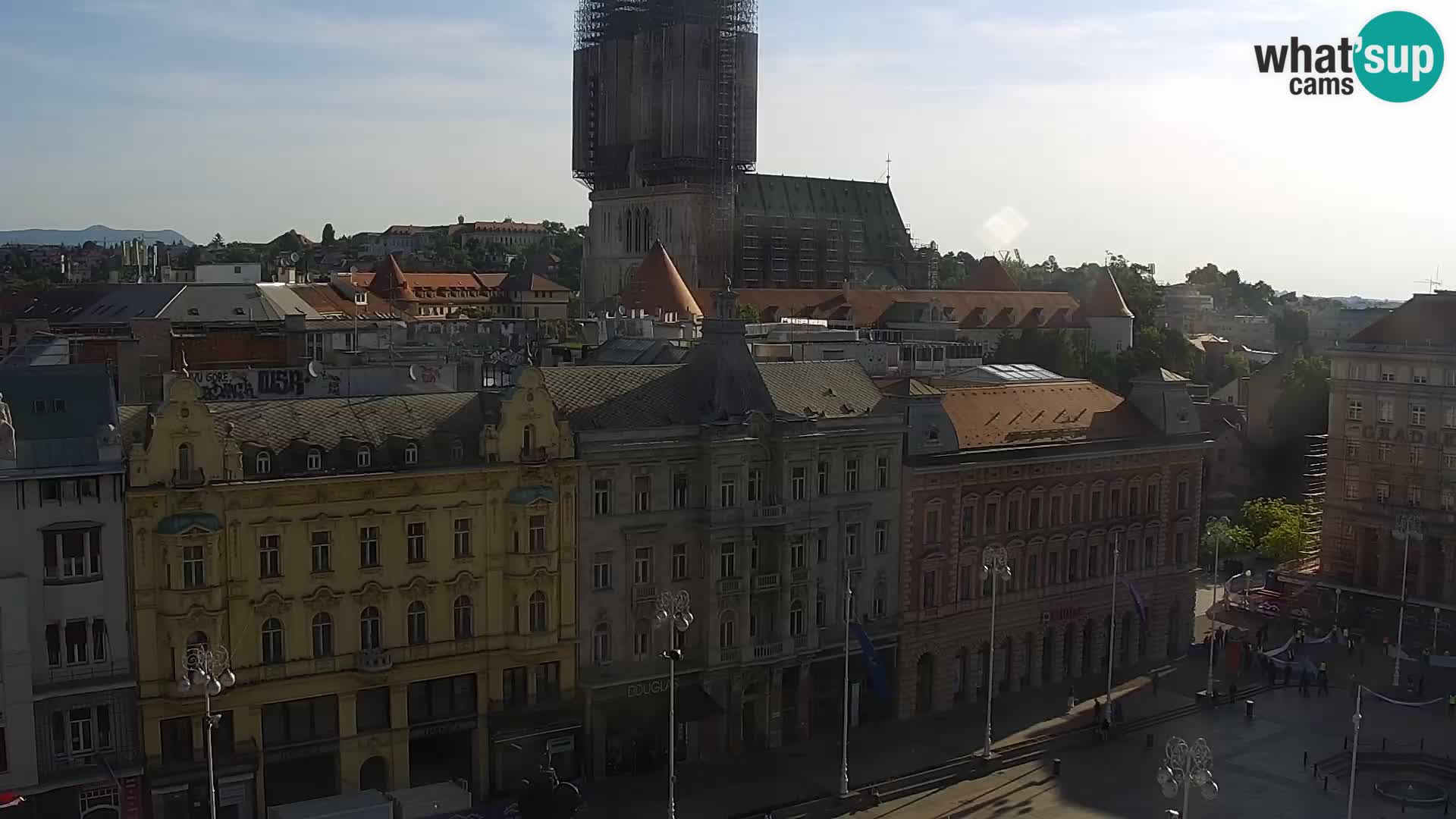 LIVE Webcam Zagreb Hotel Dubrovnik | Ban Jelačić square