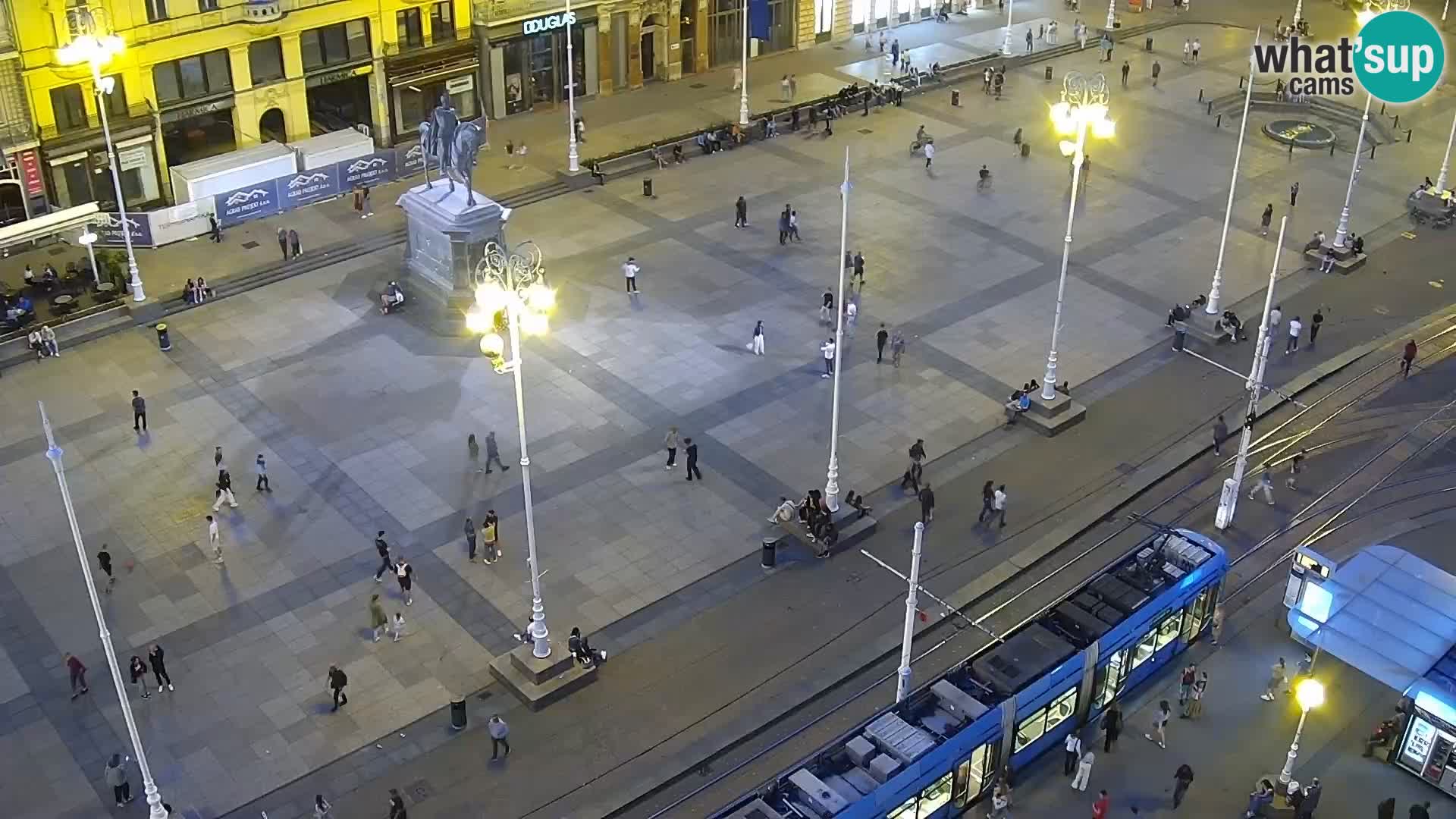 Webcam live Zagreb – Ban Jelačić Platz