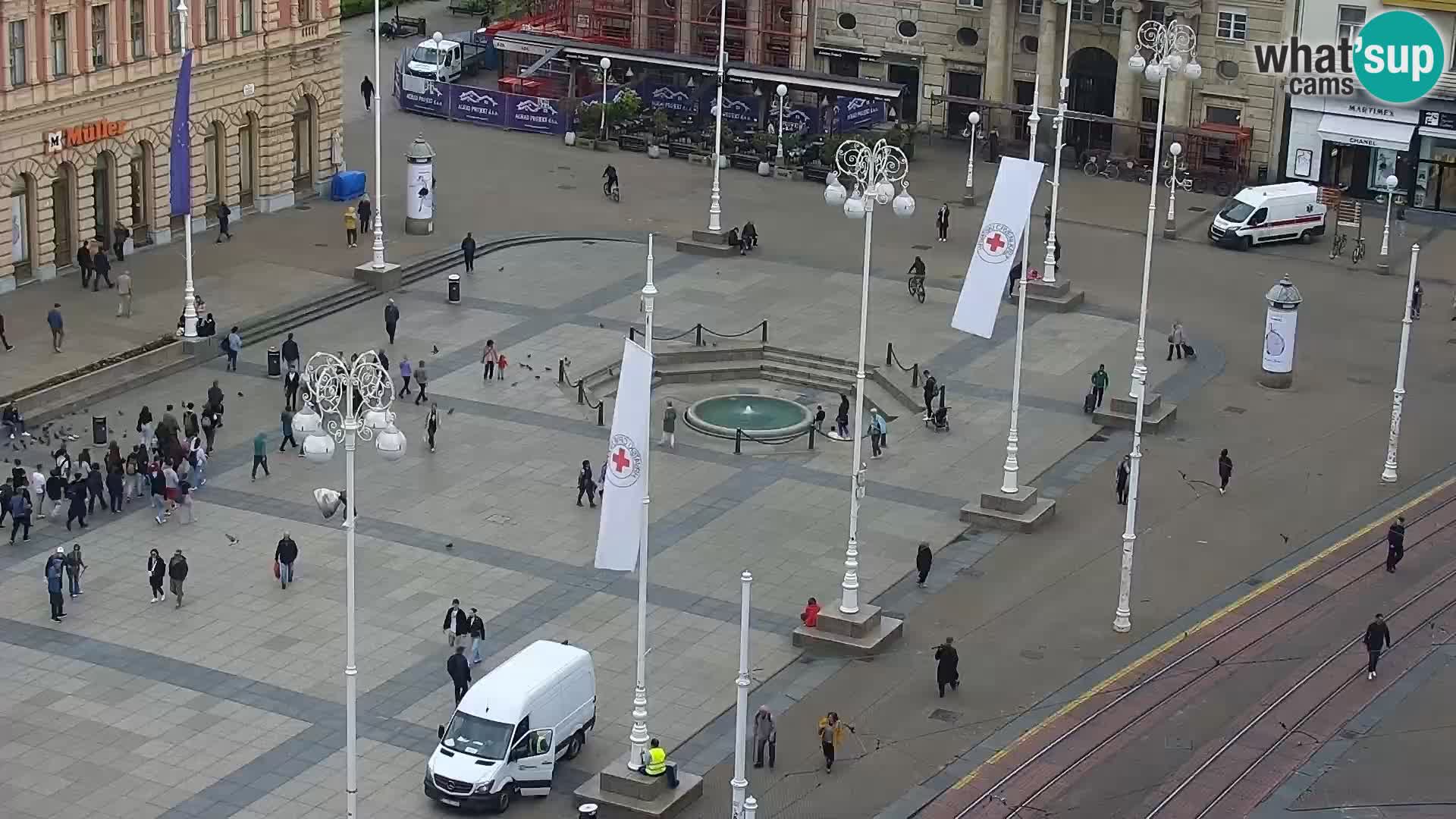 Ban Jelačić live cam Zagreb – Hotel Dubrovnik