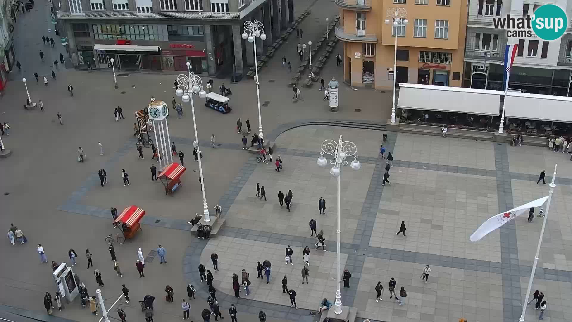 Ban Jelačić live cam Zagreb – Hotel Dubrovnik