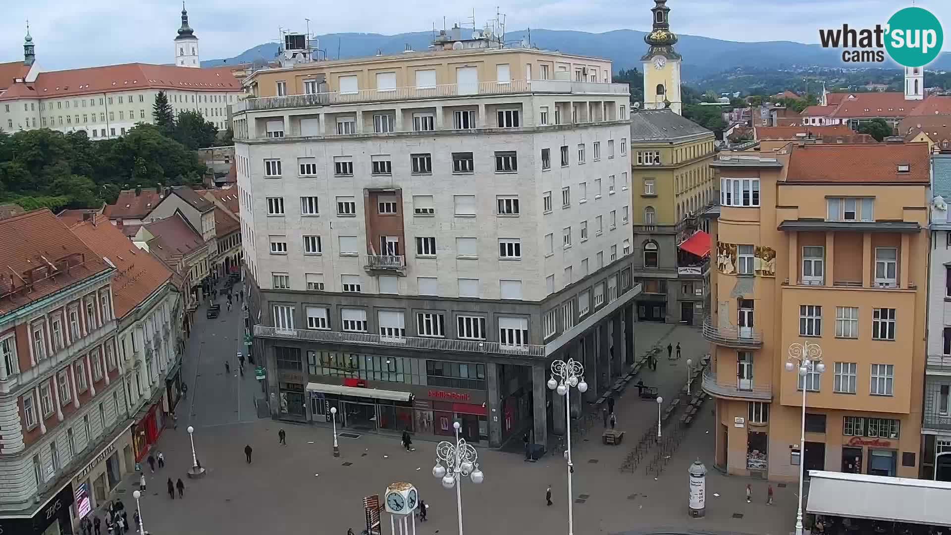 Webcam live Zagreb – Ban Jelačić Platz
