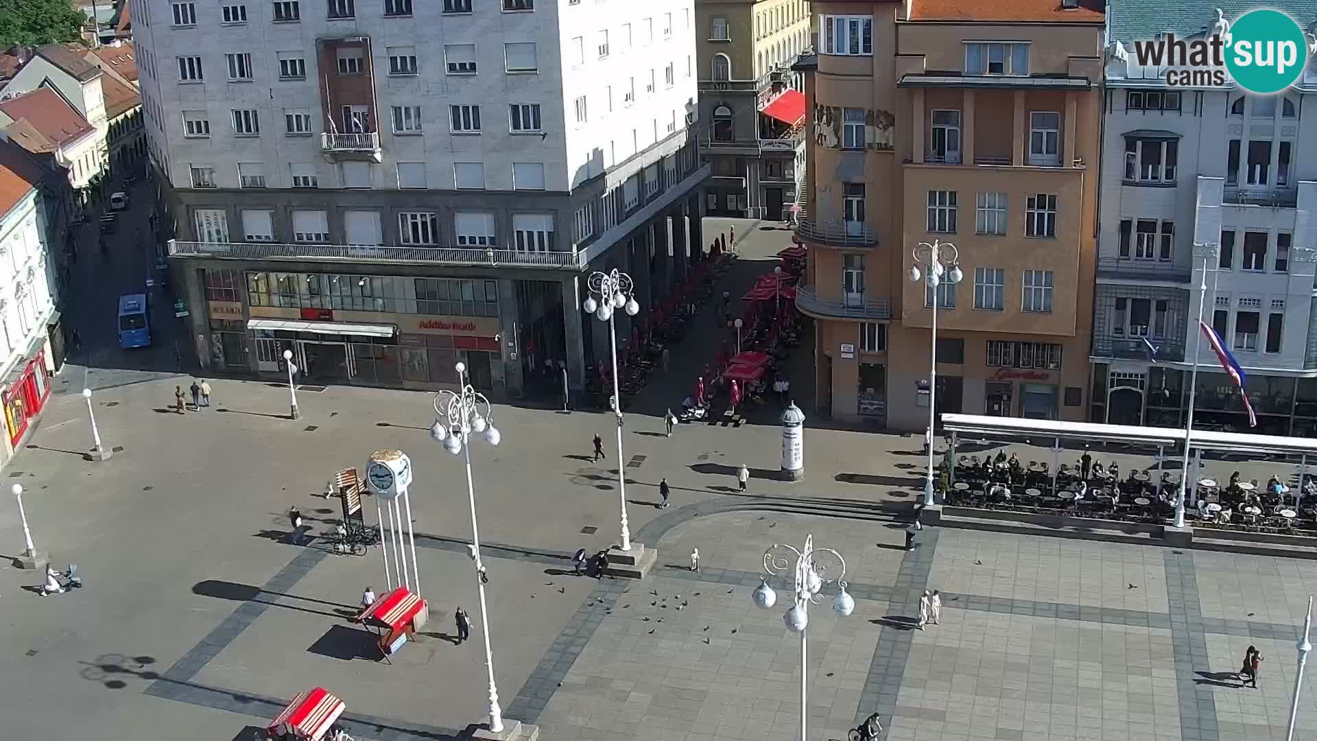 LIVE Webcam Zagreb – Ban Jelačić – Hotel Dubrovnik