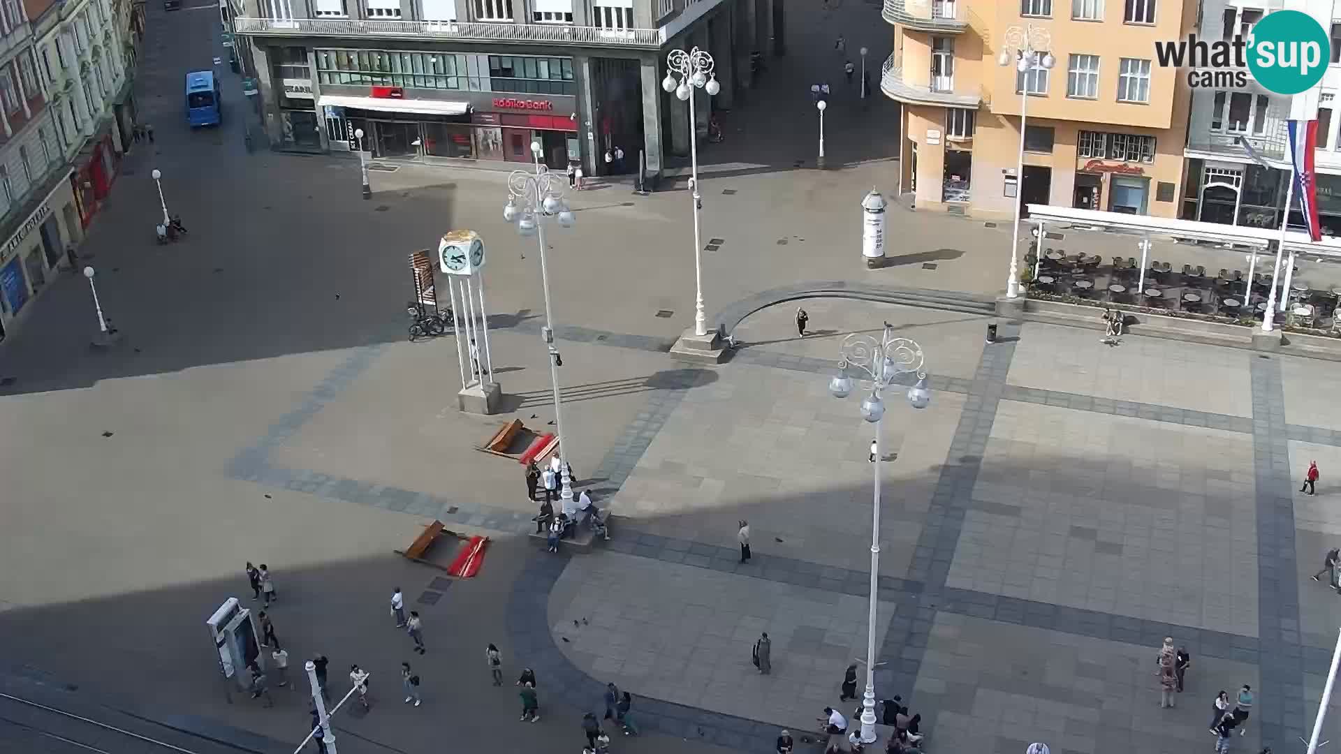 Webcam Zagreb – Ban Jelačić square