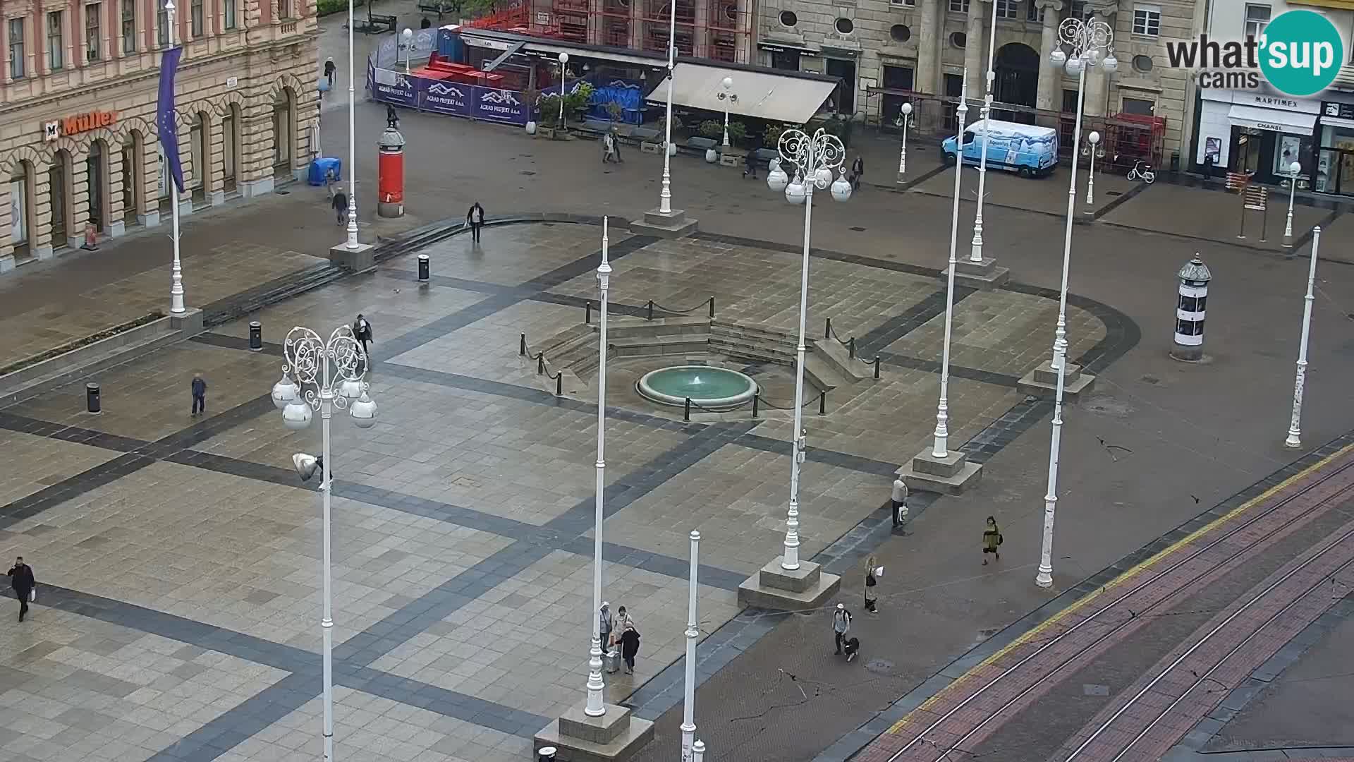 Ban Jelačić Platz  Live webcam Zagreb – Hotel Dubrovnik