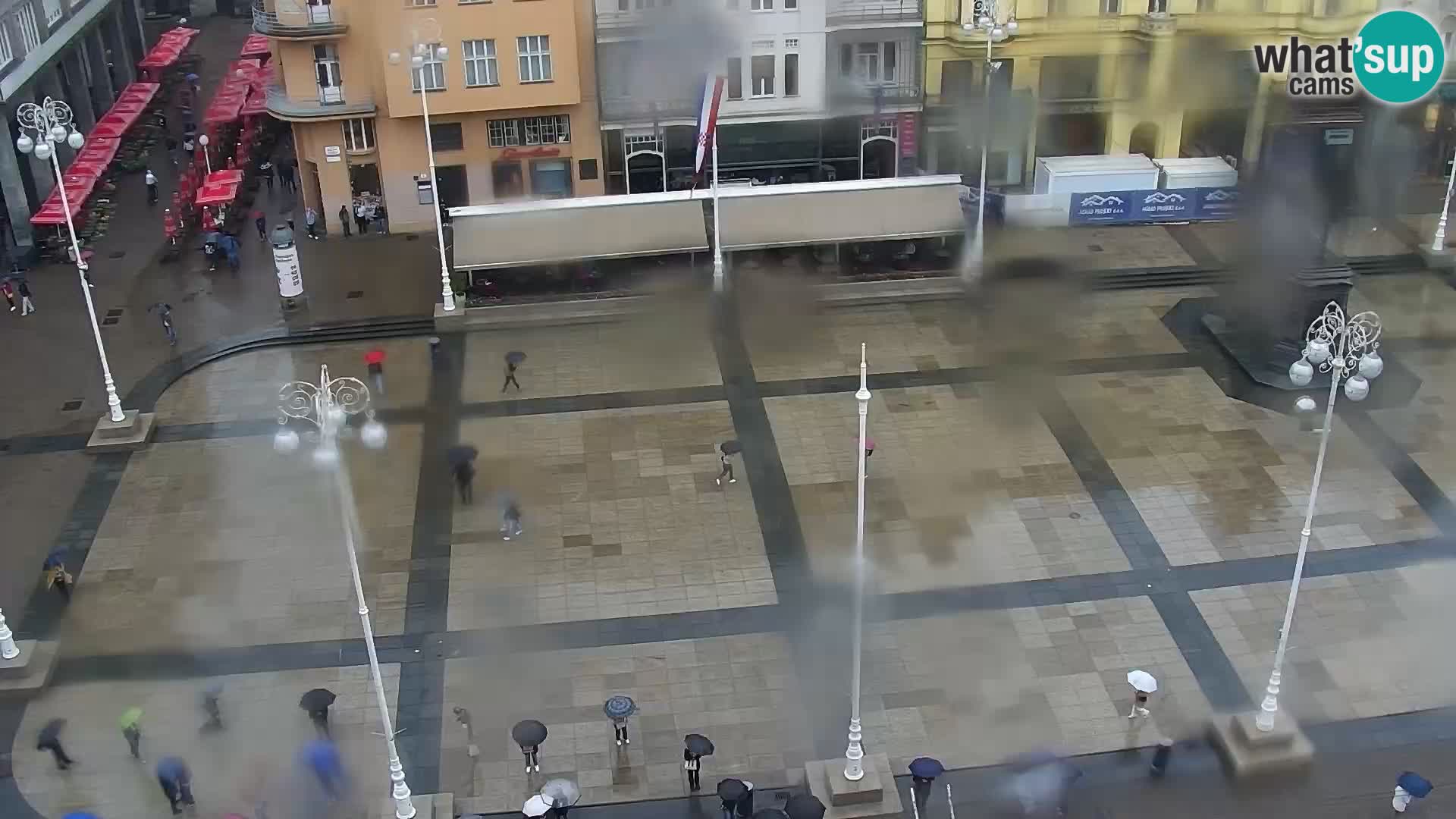 Plaza Ban Jelačić camera en vivo Zagreb – Hotel Dubrovnik