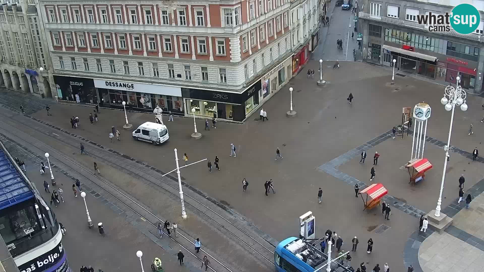 Webcam live Zagreb – Piazza Ban Jelačić