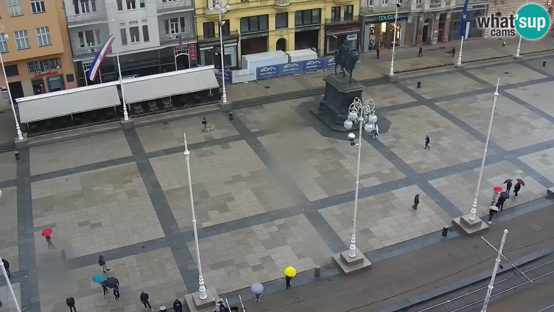 Webcam live Zagreb – Piazza Ban Jelačić