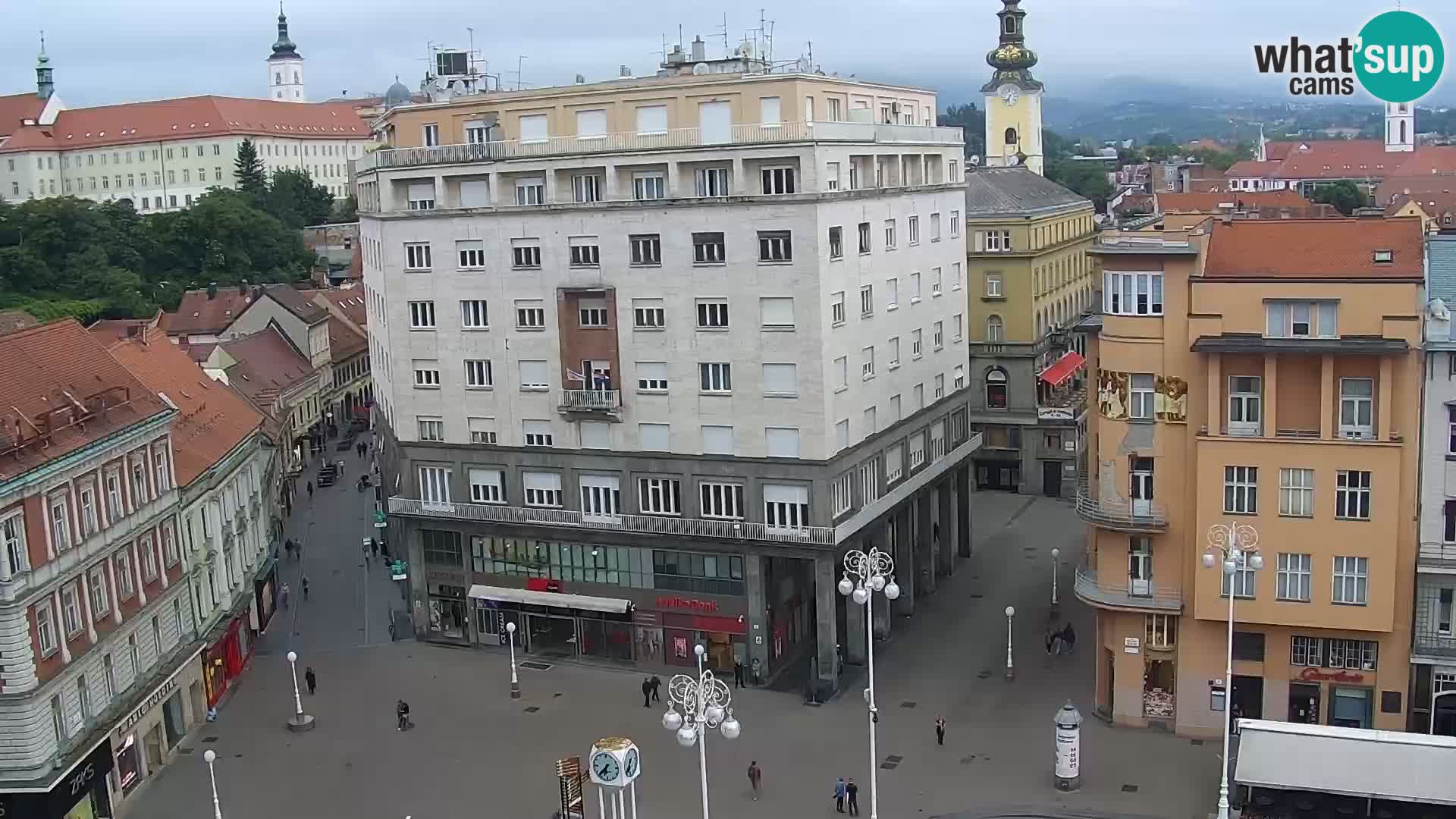 Ban Jelačić live cam Zagreb – Hotel Dubrovnik
