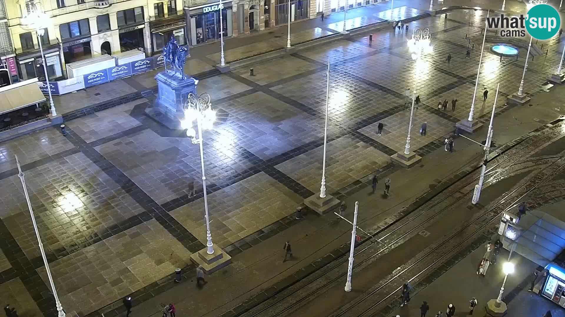 Zagreb – Bana Jelačića square panorama