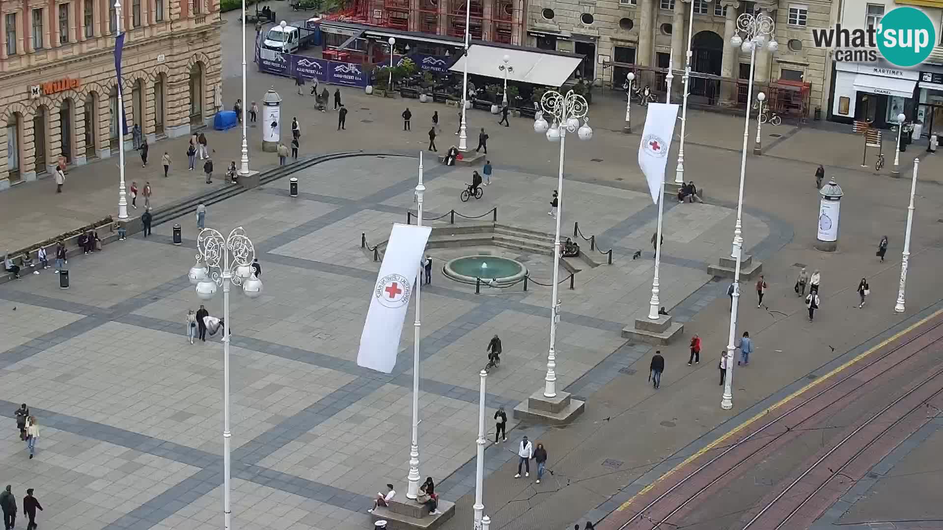 Plaza Ban Jelačić camera en vivo Zagreb – Hotel Dubrovnik