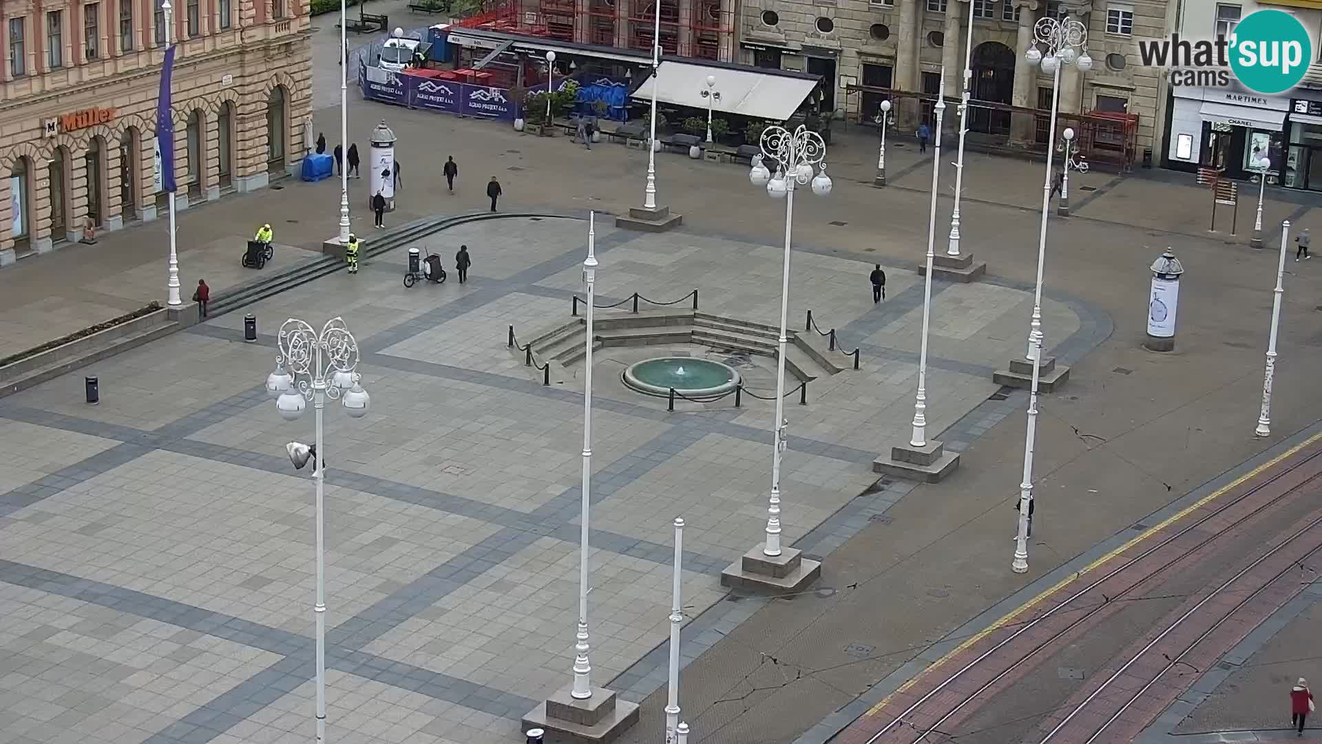 Plaza Ban Jelačić camera en vivo Zagreb – Hotel Dubrovnik