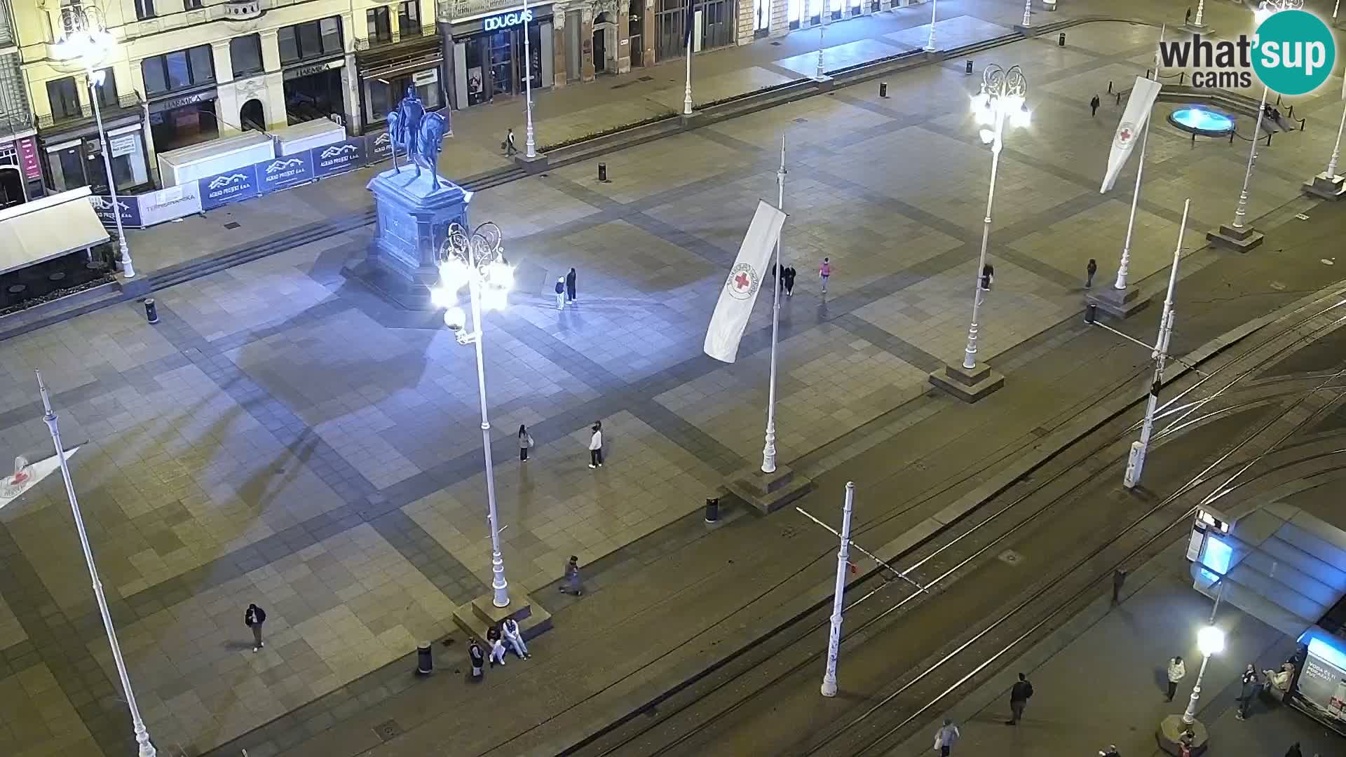 Ban Jelačić Platz  Live webcam Zagreb – Hotel Dubrovnik