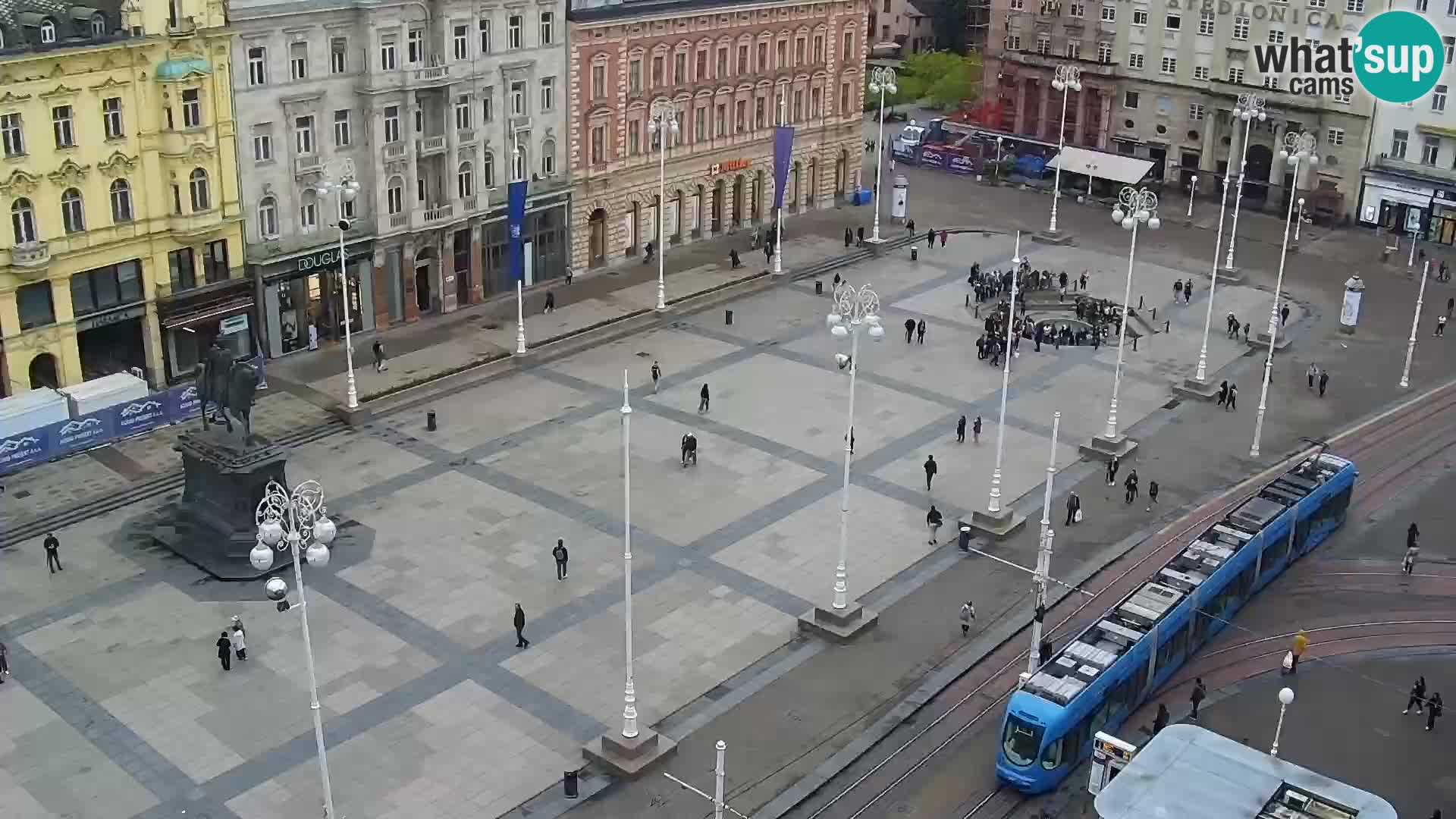 LIVE Webcam Zagreb Hotel Dubrovnik | Ban Jelačić square