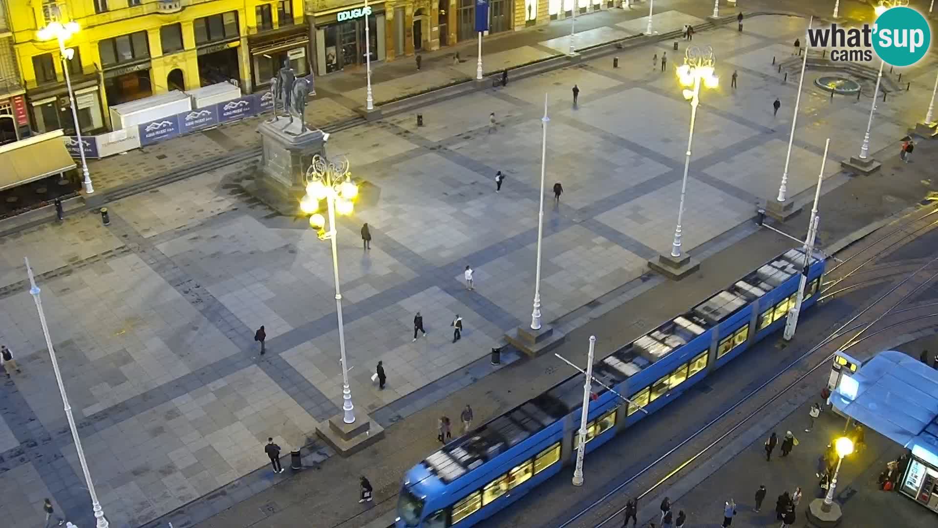 Kamera v živo Zagreb – Trg Bana Jelačića