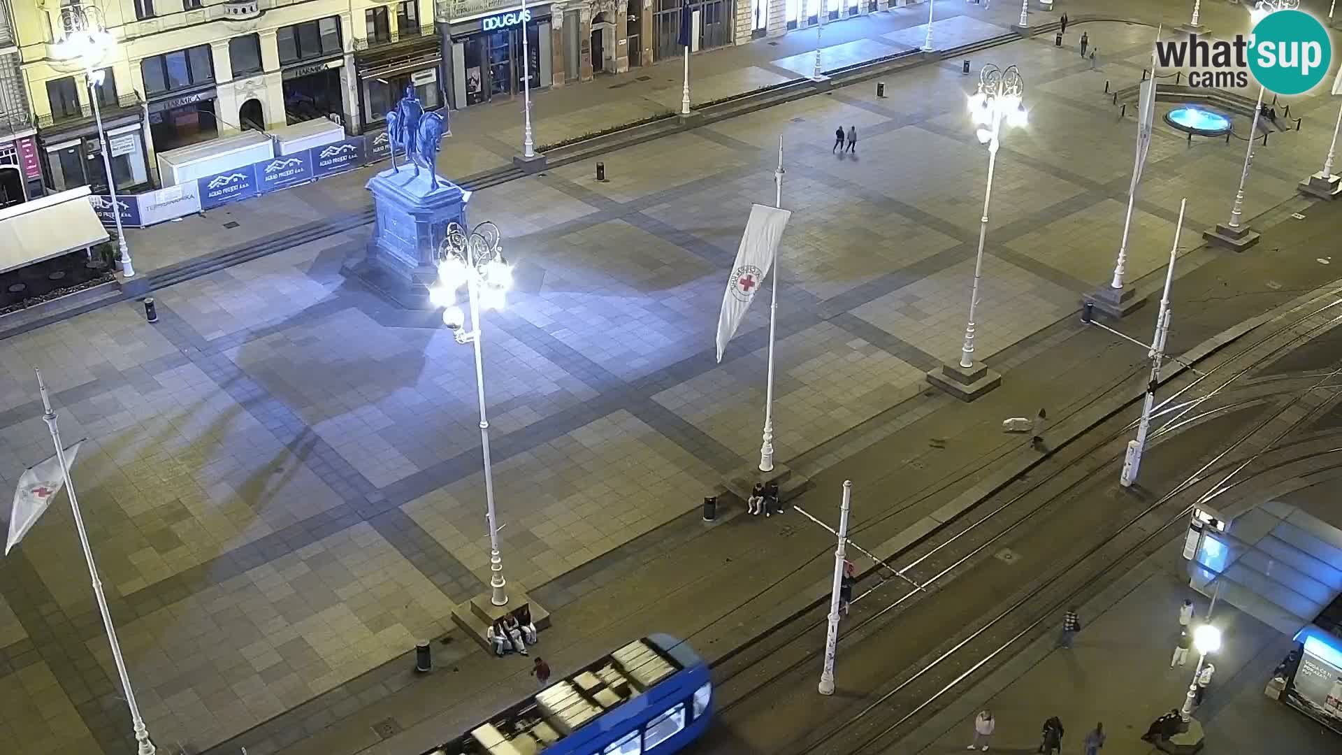 Ban Jelačić Platz  Live webcam Zagreb – Hotel Dubrovnik