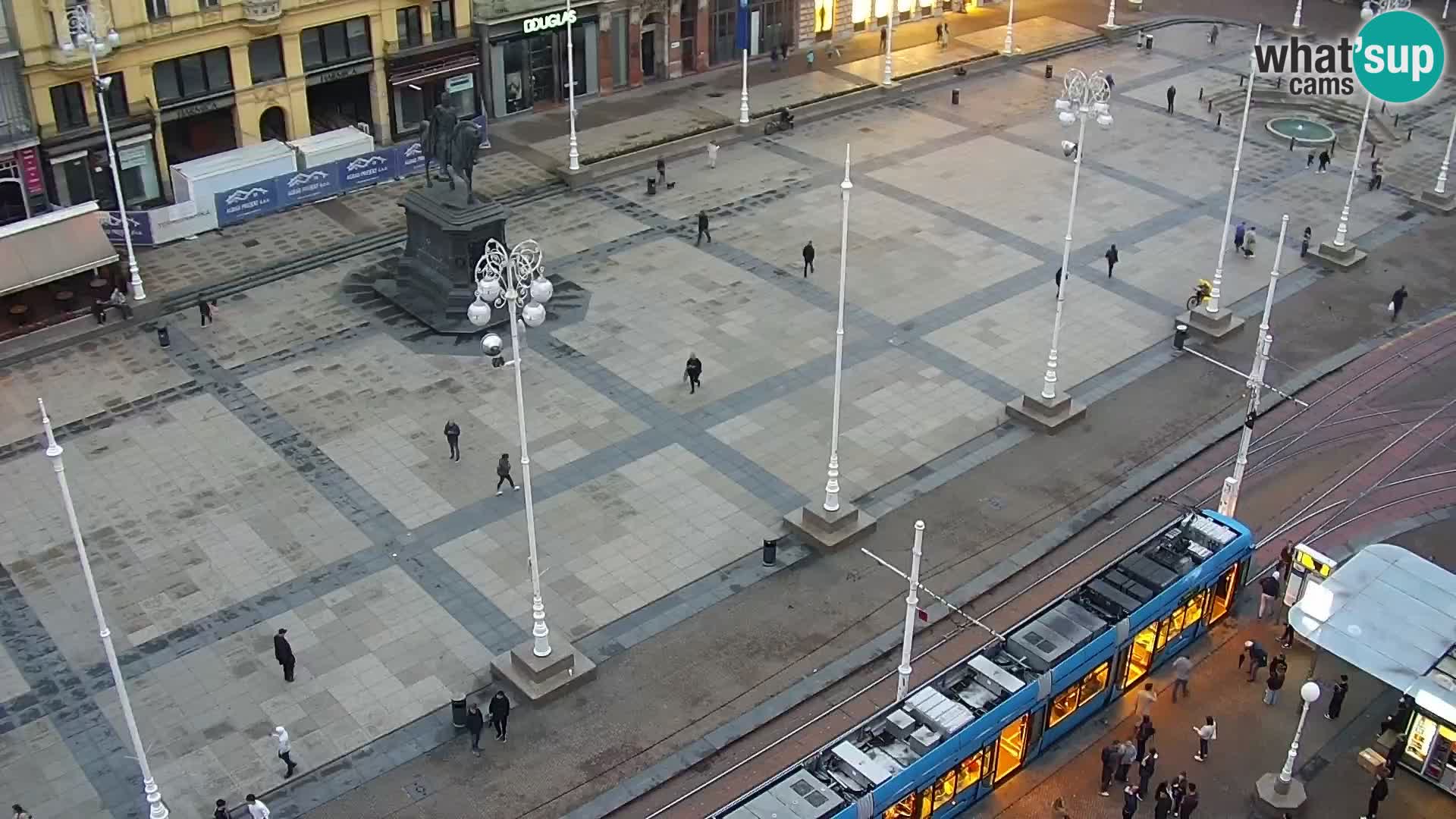 Zagreb – Bana Jelačića square panorama