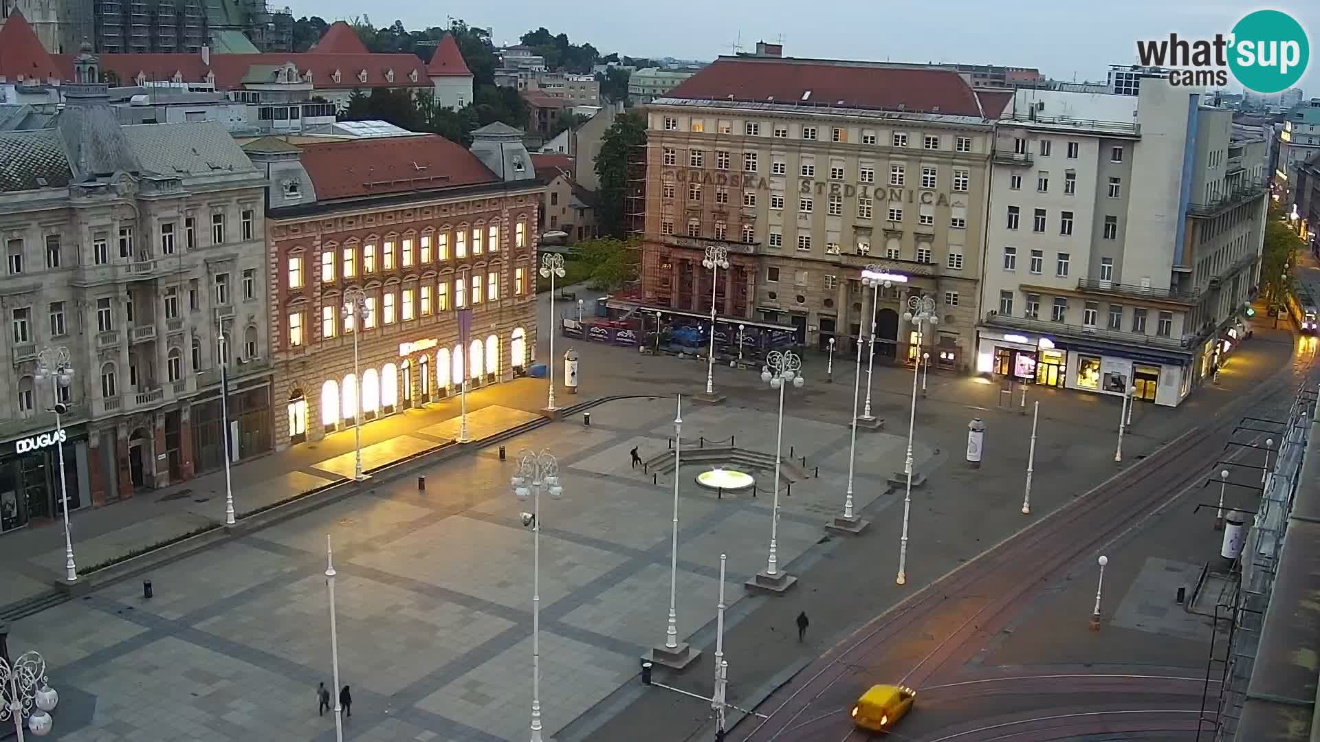 Webcam live Zagreb – Ban Jelačić Platz