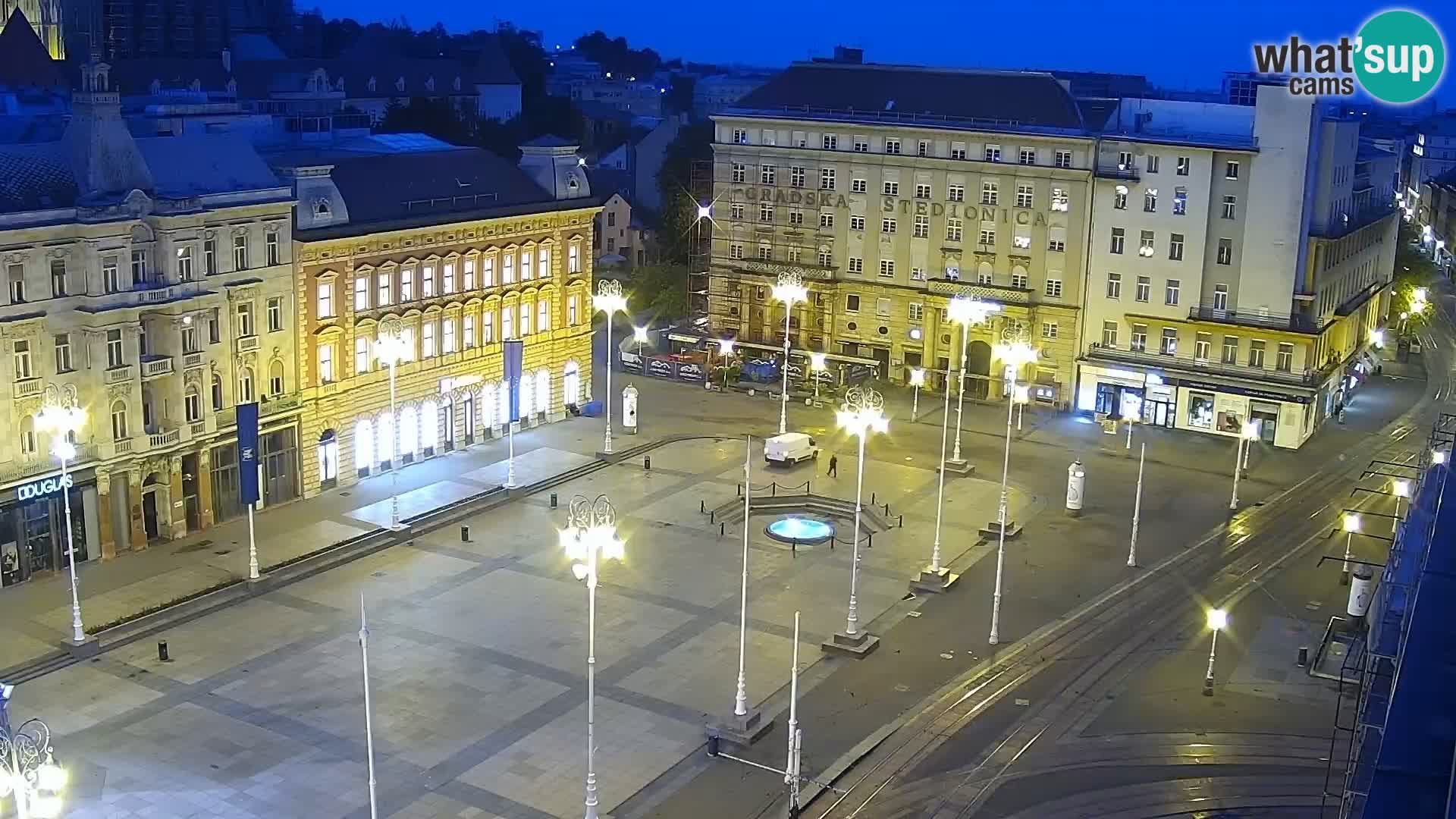 Plaza Ban Jelačić camera en vivo Zagreb – Hotel Dubrovnik
