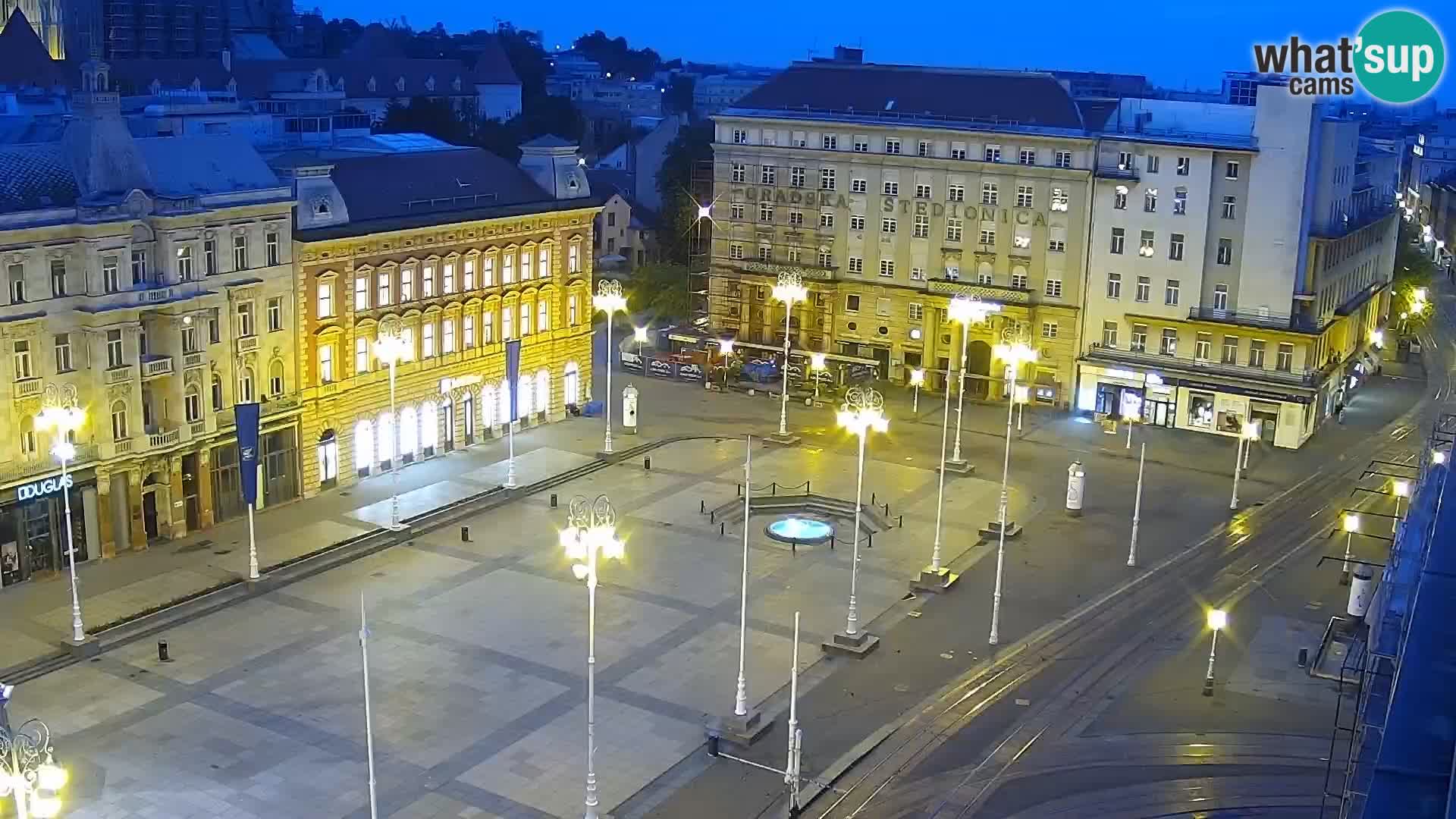 Webcam live Zagreb – Ban Jelačić Platz