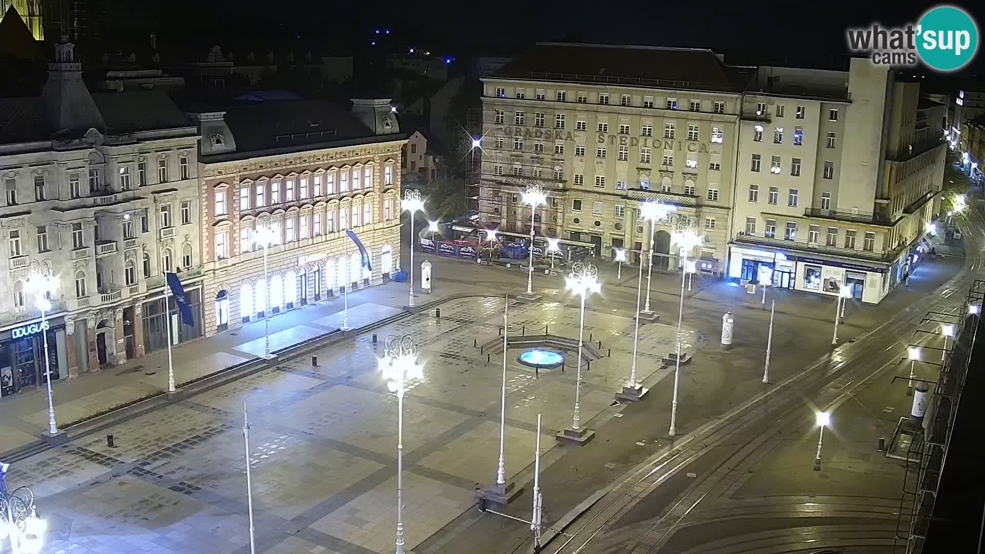 LIVE Webcam Zagreb Hotel Dubrovnik | Ban Jelačić square
