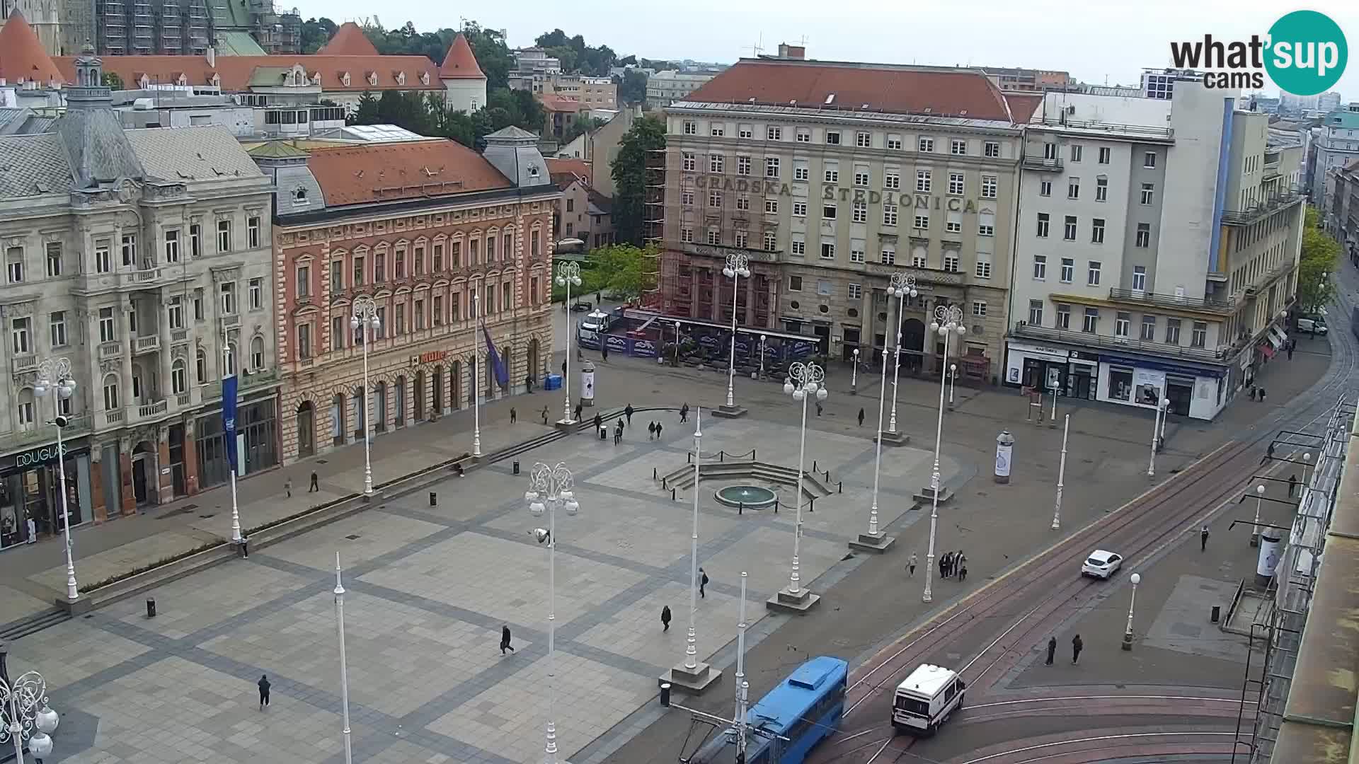 Webcam live Zagreb – Piazza Ban Jelačić