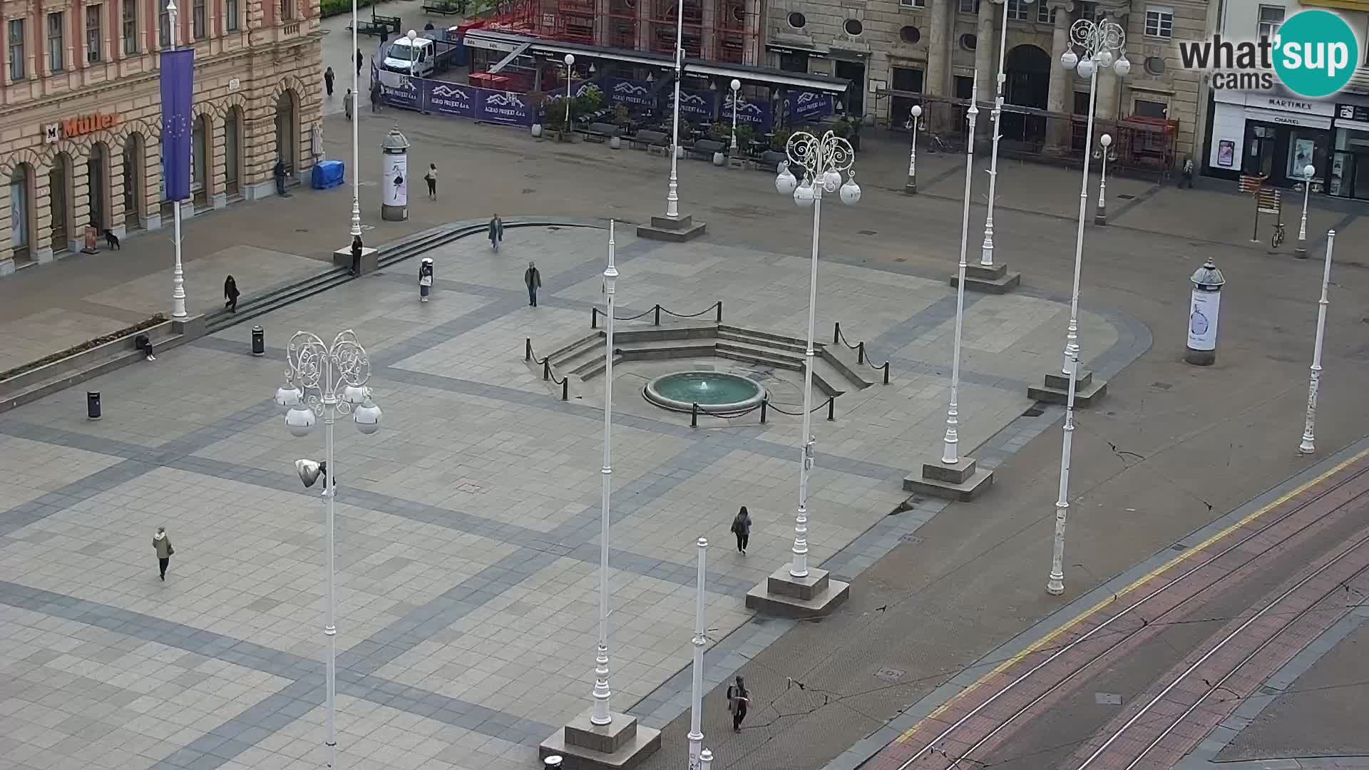 Piazza Ban Jelačić livecam Zagreb – Hotel Dubrovnik