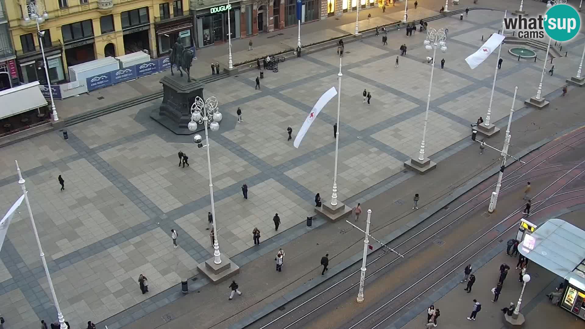 Webcam live Zagreb – Ban Jelačić Platz