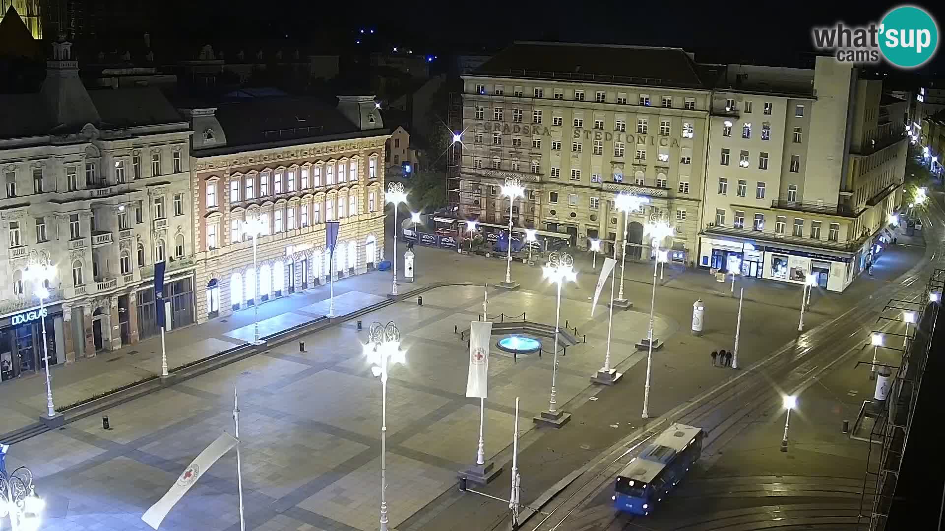 Plaza Ban Jelačić camera en vivo Zagreb – Hotel Dubrovnik