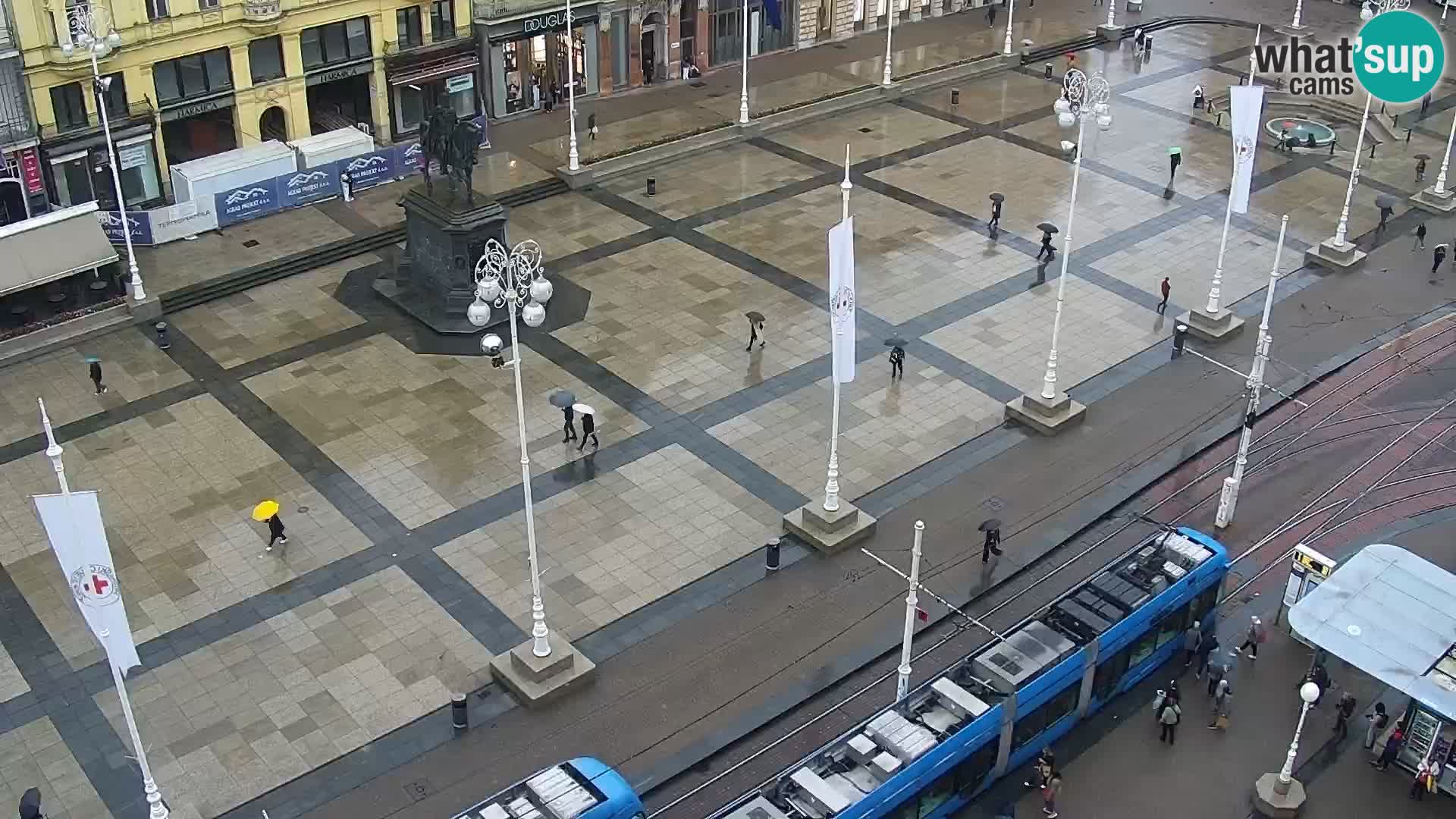 Webcam live Zagreb – Piazza Ban Jelačić