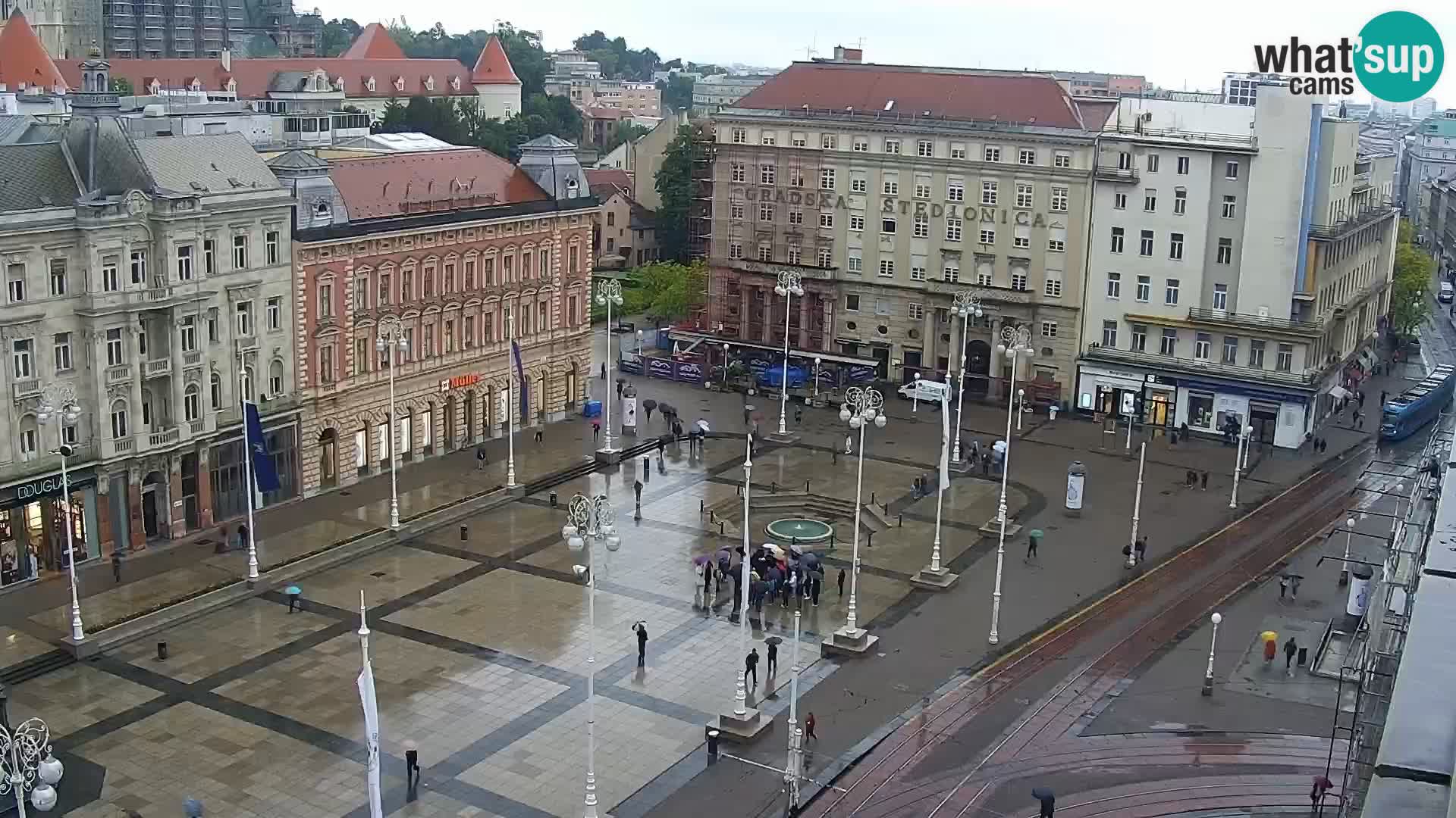 Ban Jelačić Platz  Live webcam Zagreb – Hotel Dubrovnik