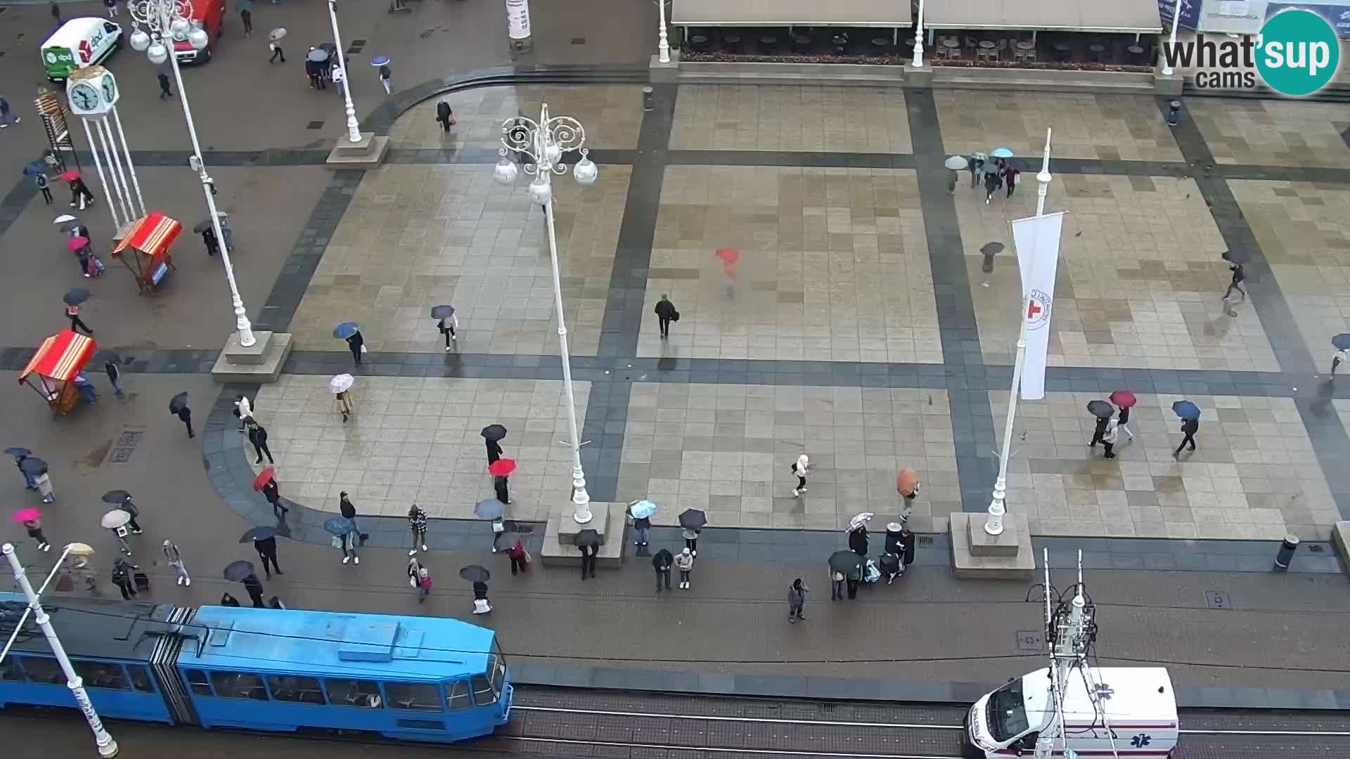 Piazza Ban Jelačić livecam Zagreb – Hotel Dubrovnik