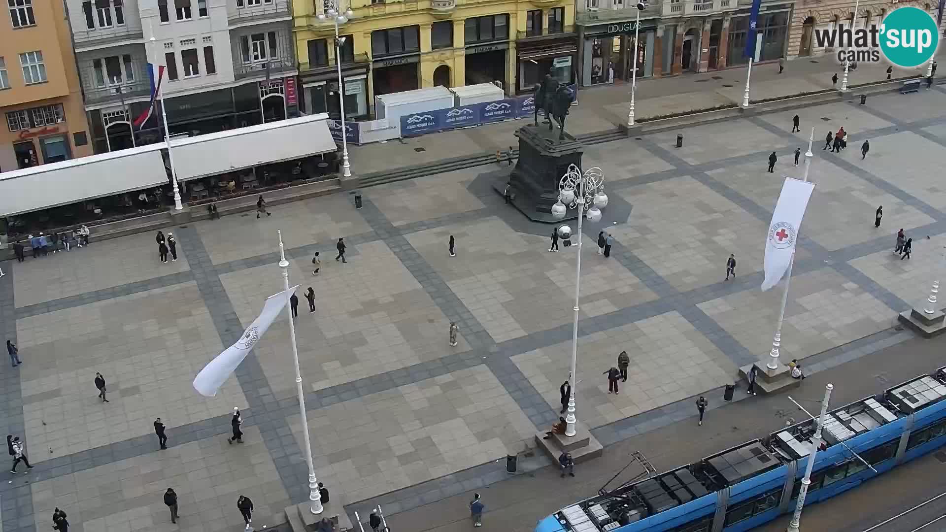 Webcam live Zagreb – Ban Jelačić Platz
