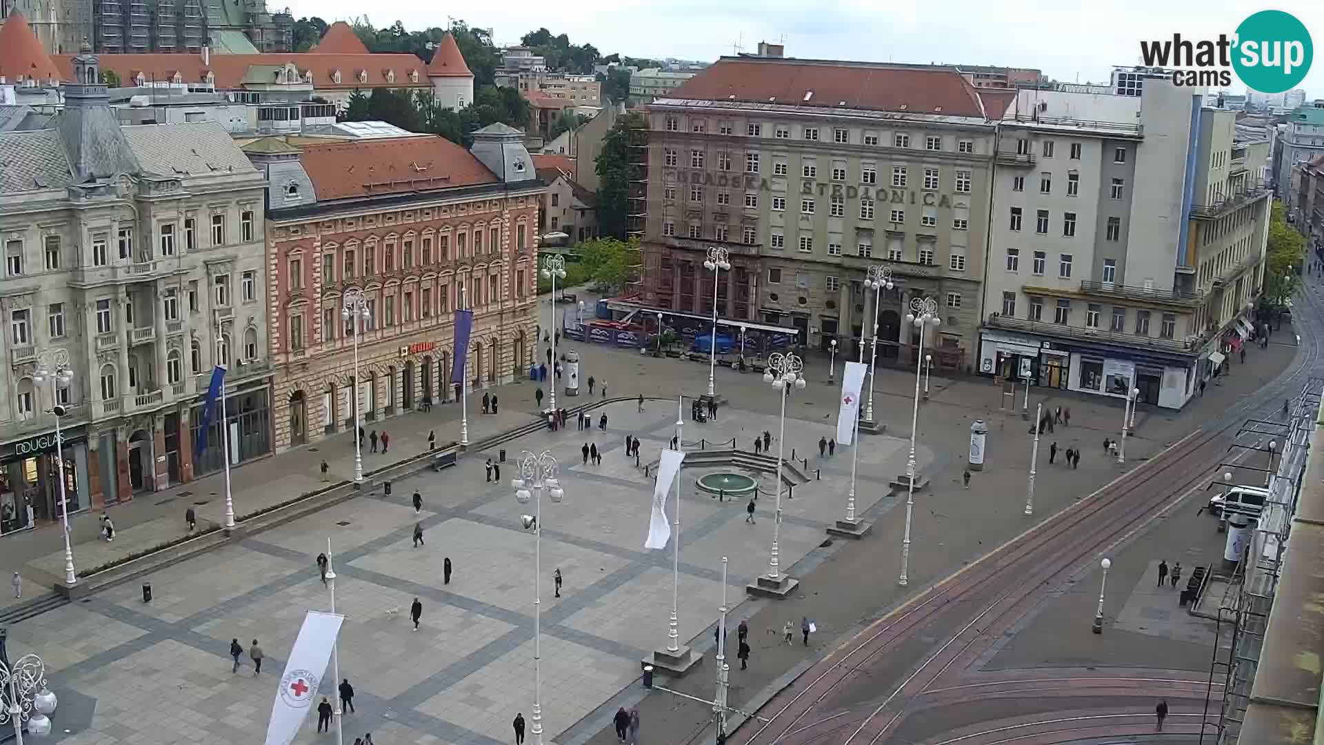 Ban Jelačić live cam Zagreb – Hotel Dubrovnik