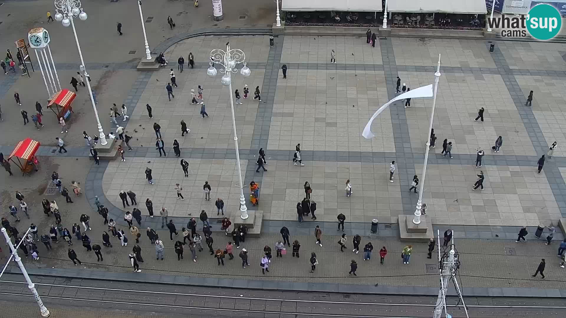 LIVE Webcam Zagreb – Ban Jelačić – Hotel Dubrovnik