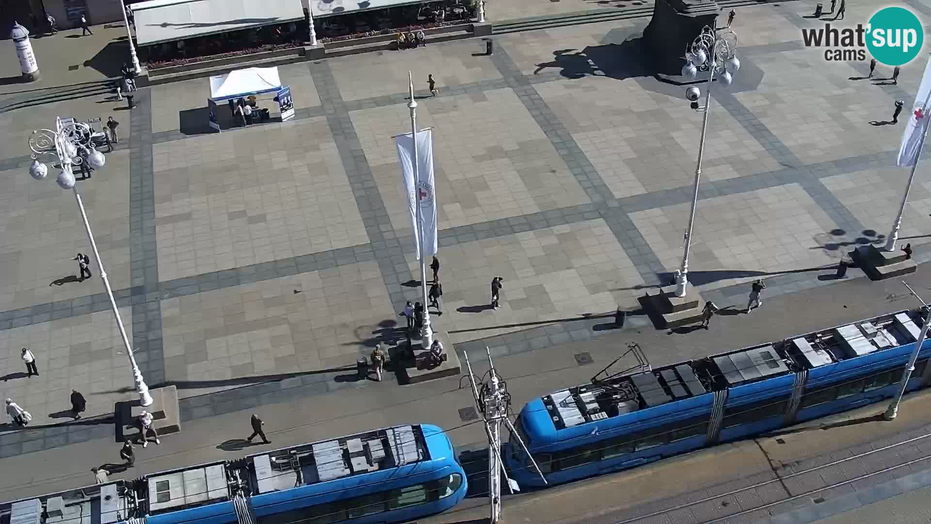 Piazza Ban Jelačić livecam Zagreb – Hotel Dubrovnik