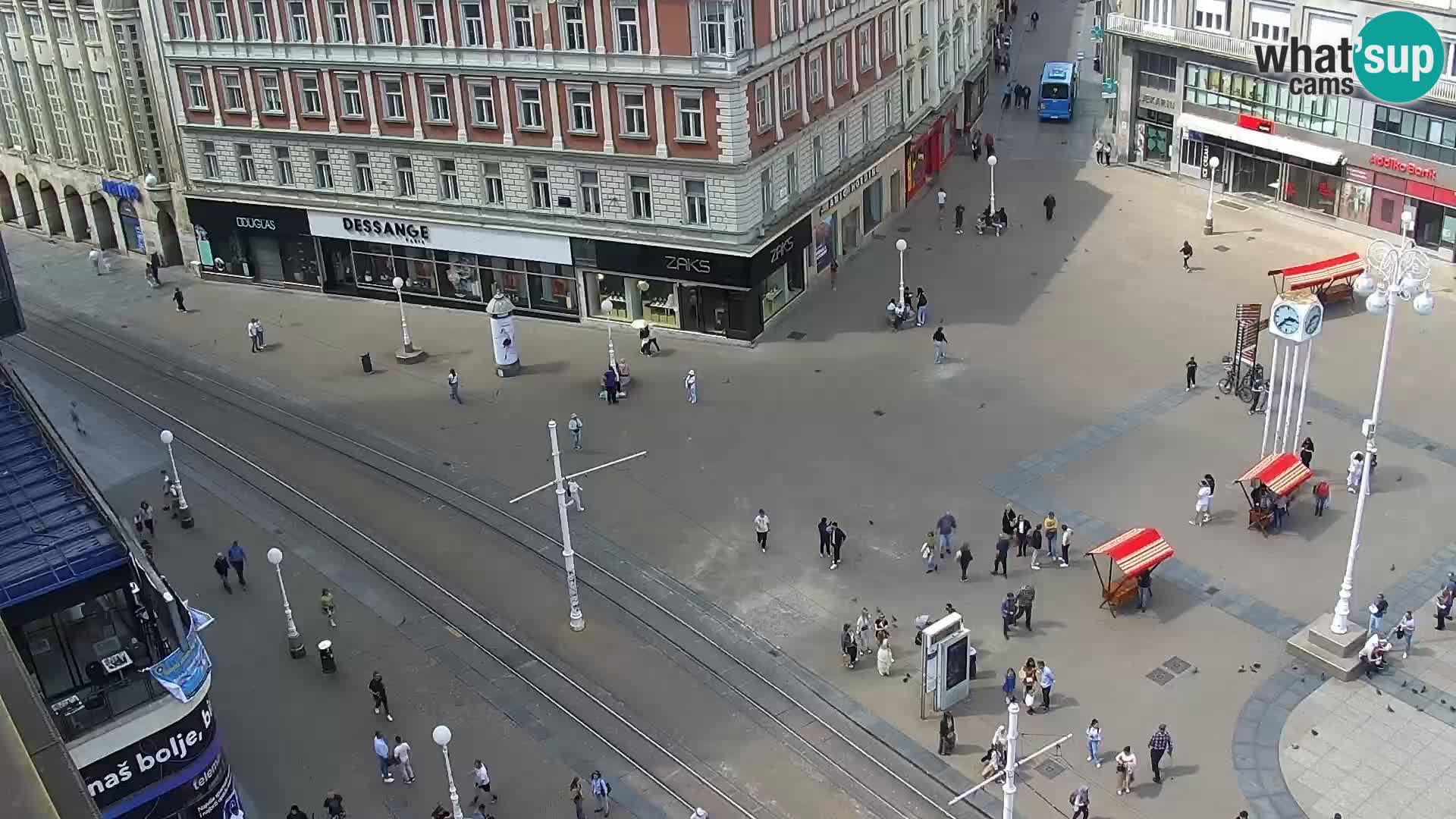 Zagreb – Bana Jelačića square panorama