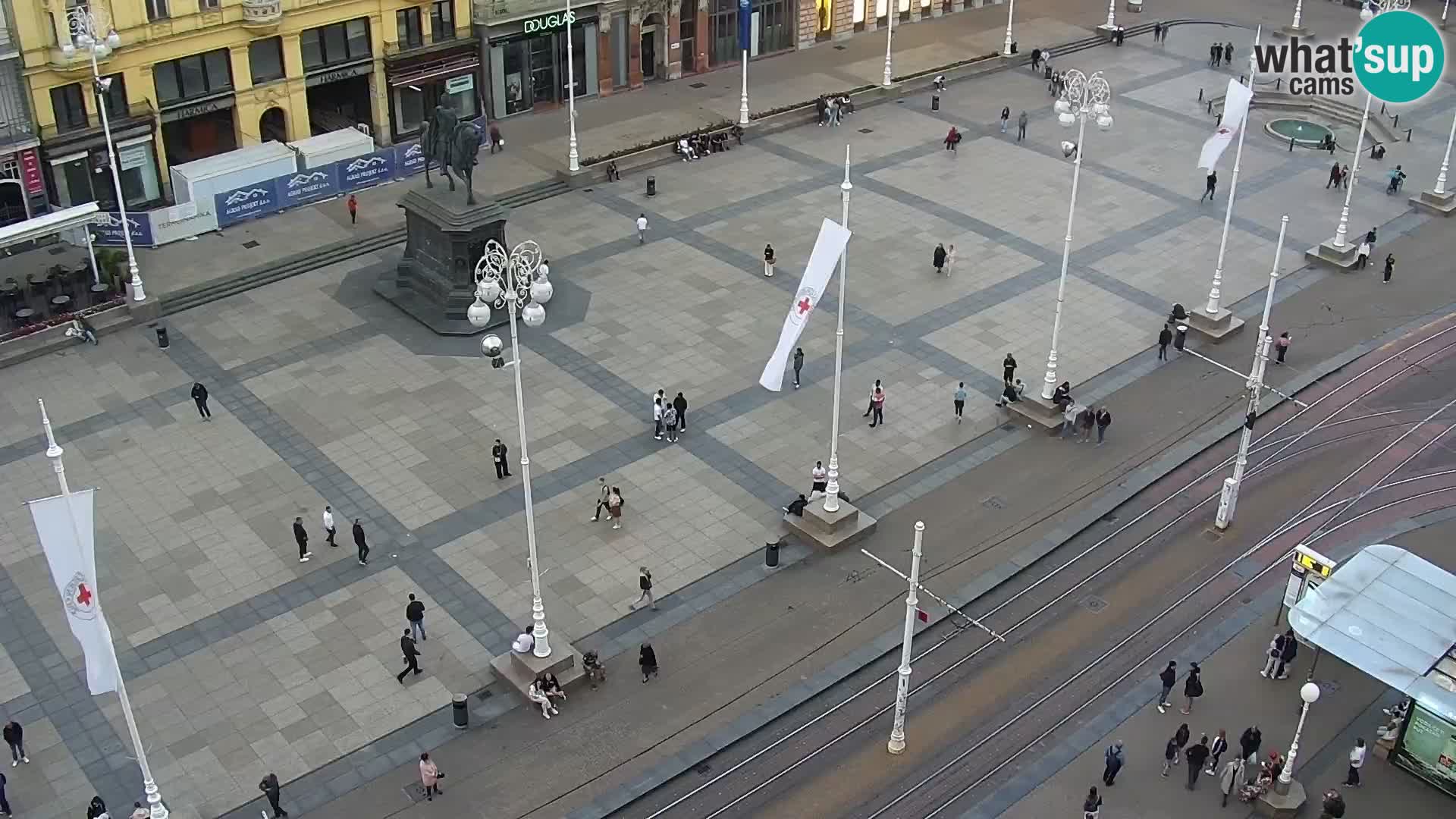 LIVE Webcam Zagreb Hotel Dubrovnik | Ban Jelačić square
