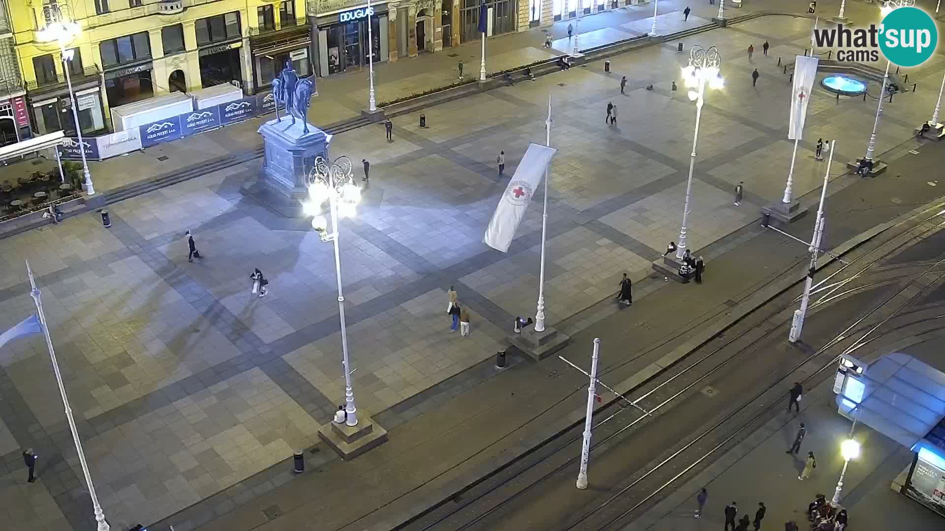 Webcam live Zagreb – Piazza Ban Jelačić