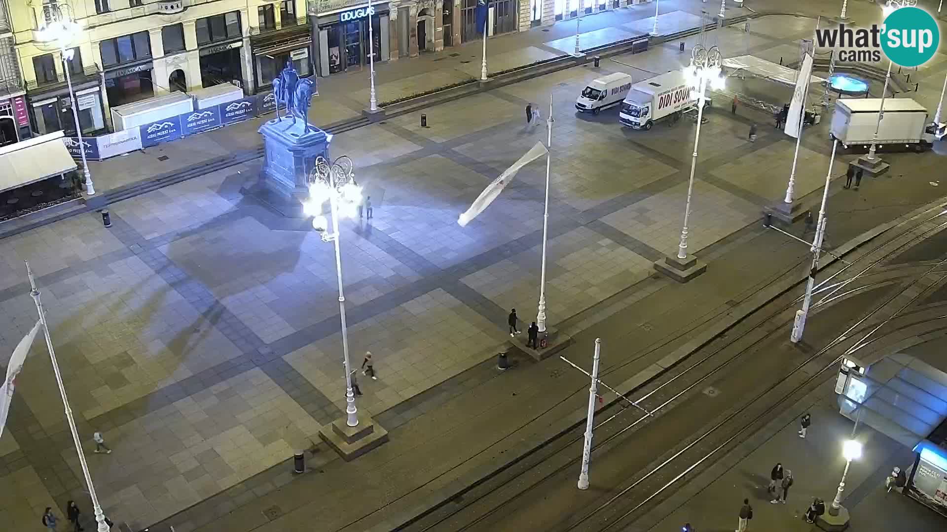 Piazza Ban Jelačić livecam Zagreb – Hotel Dubrovnik